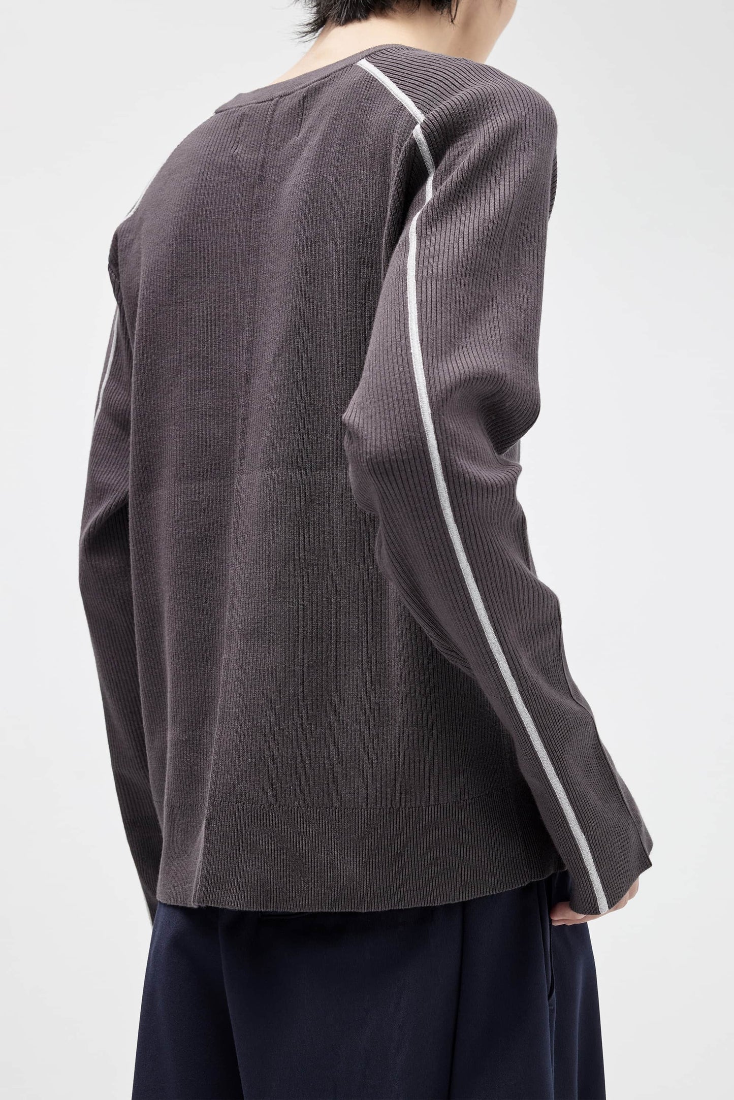 Trails Knit Sweater - Gray