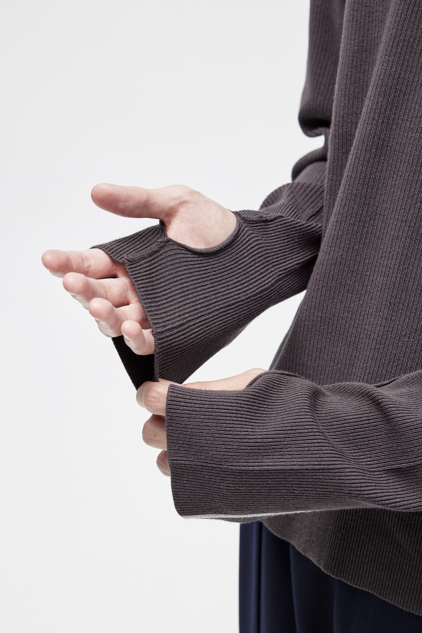 Trails Knit Sweater - Gray