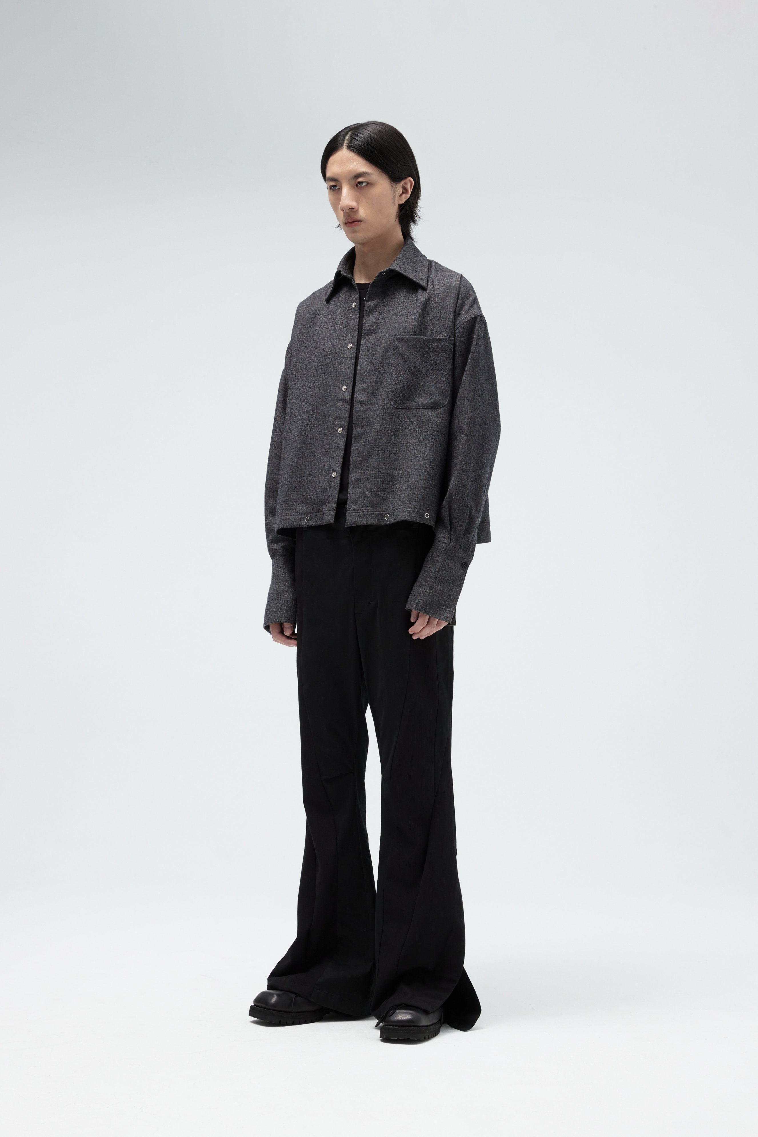 Dawn Shirt Jacket - Gray