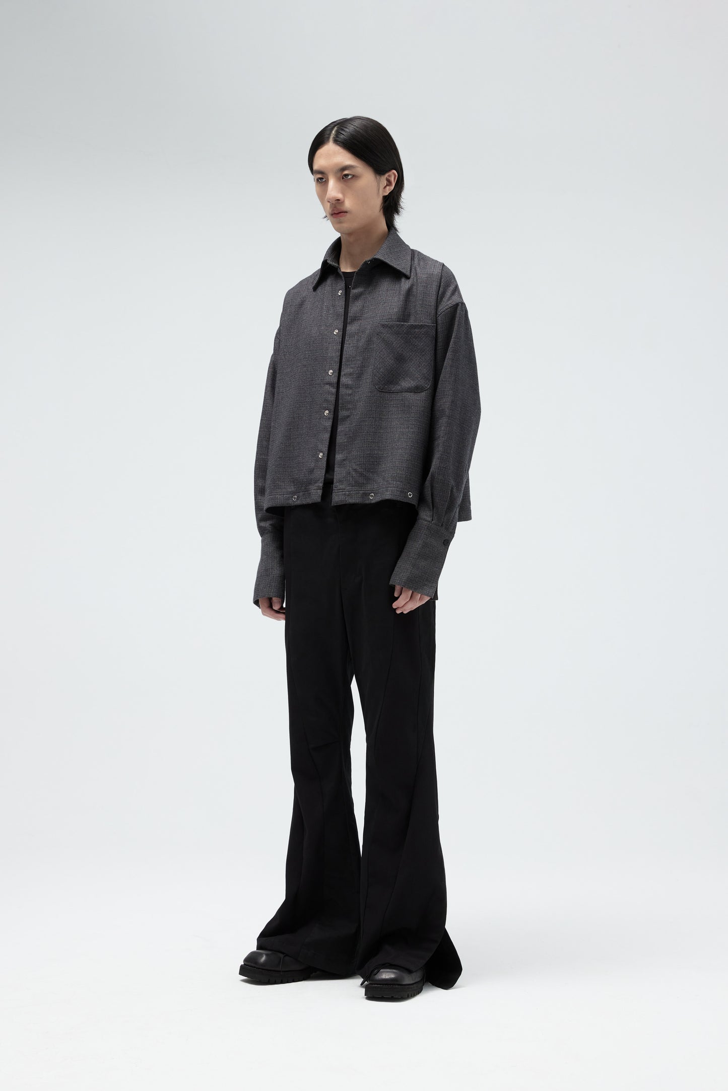 Dawn Shirt Jacket - Gray