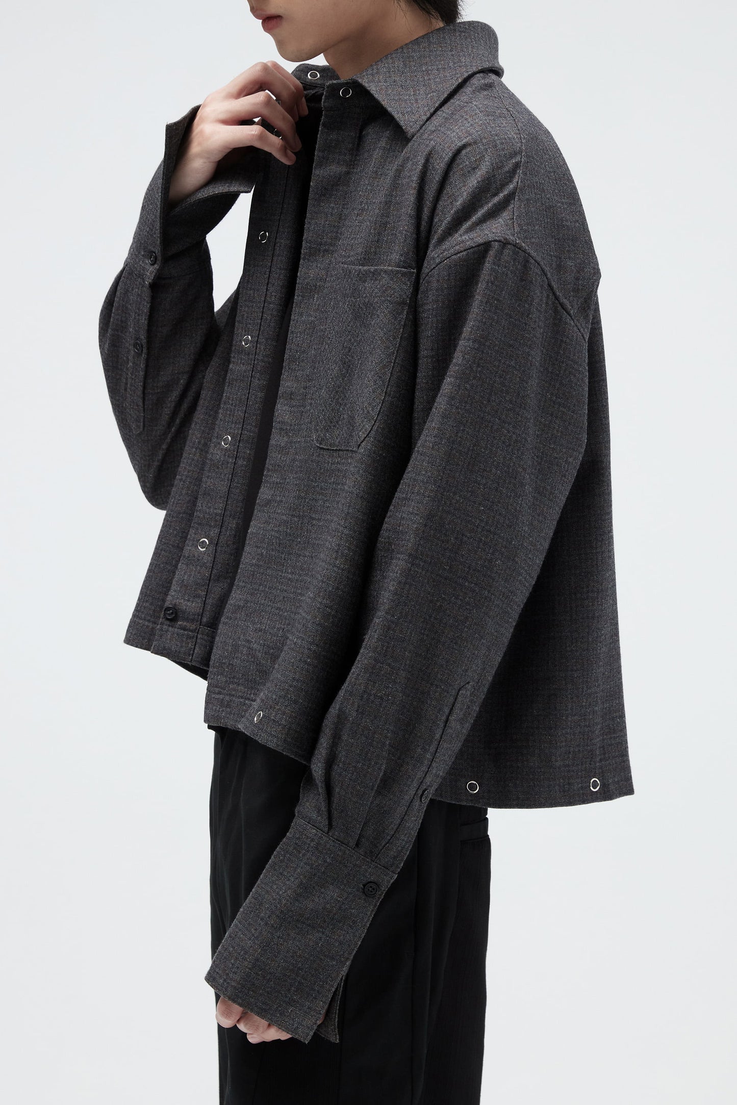 Dawn Shirt Jacket - Gray