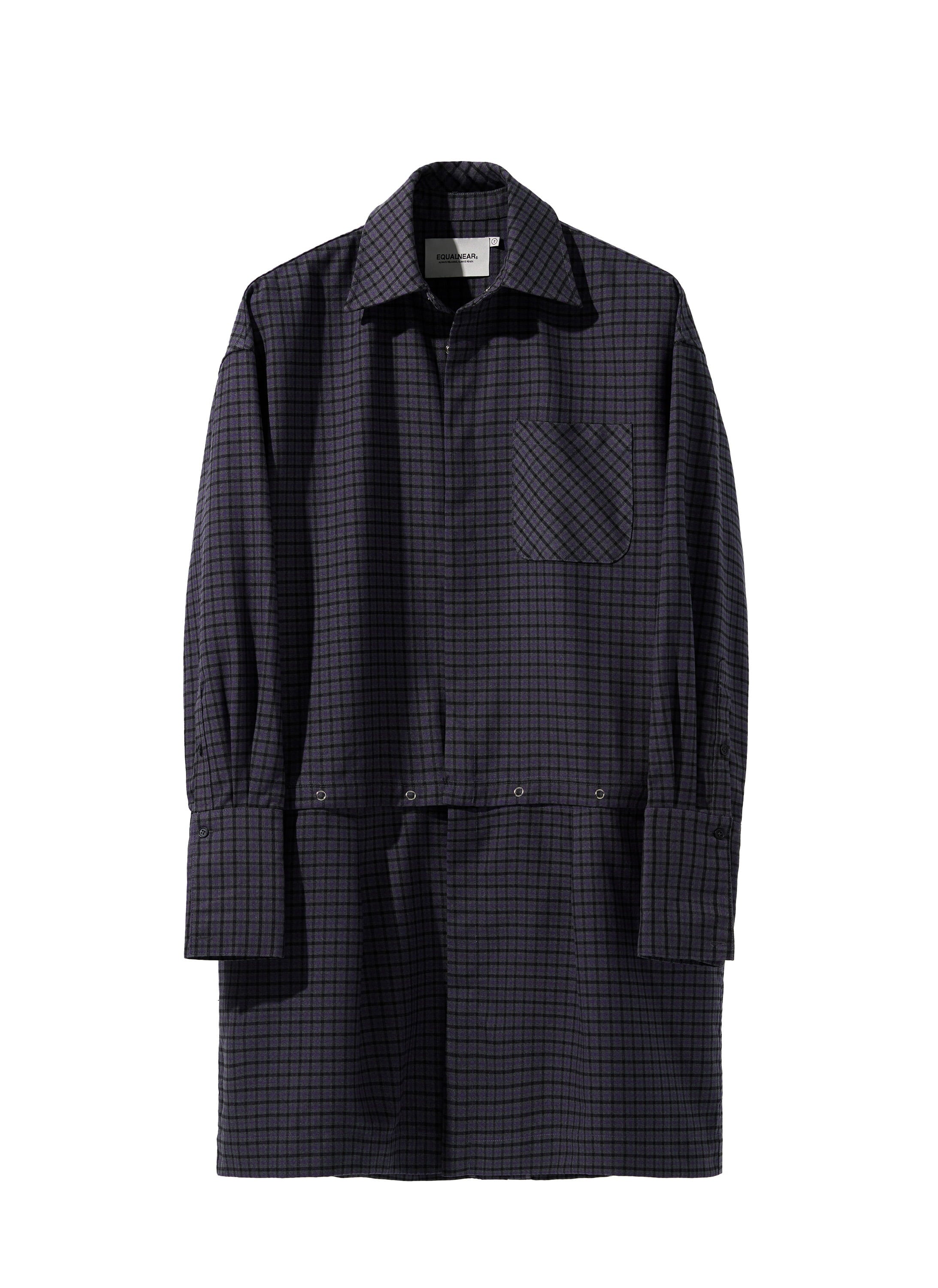 Dawn Shirt Jacket - Purple