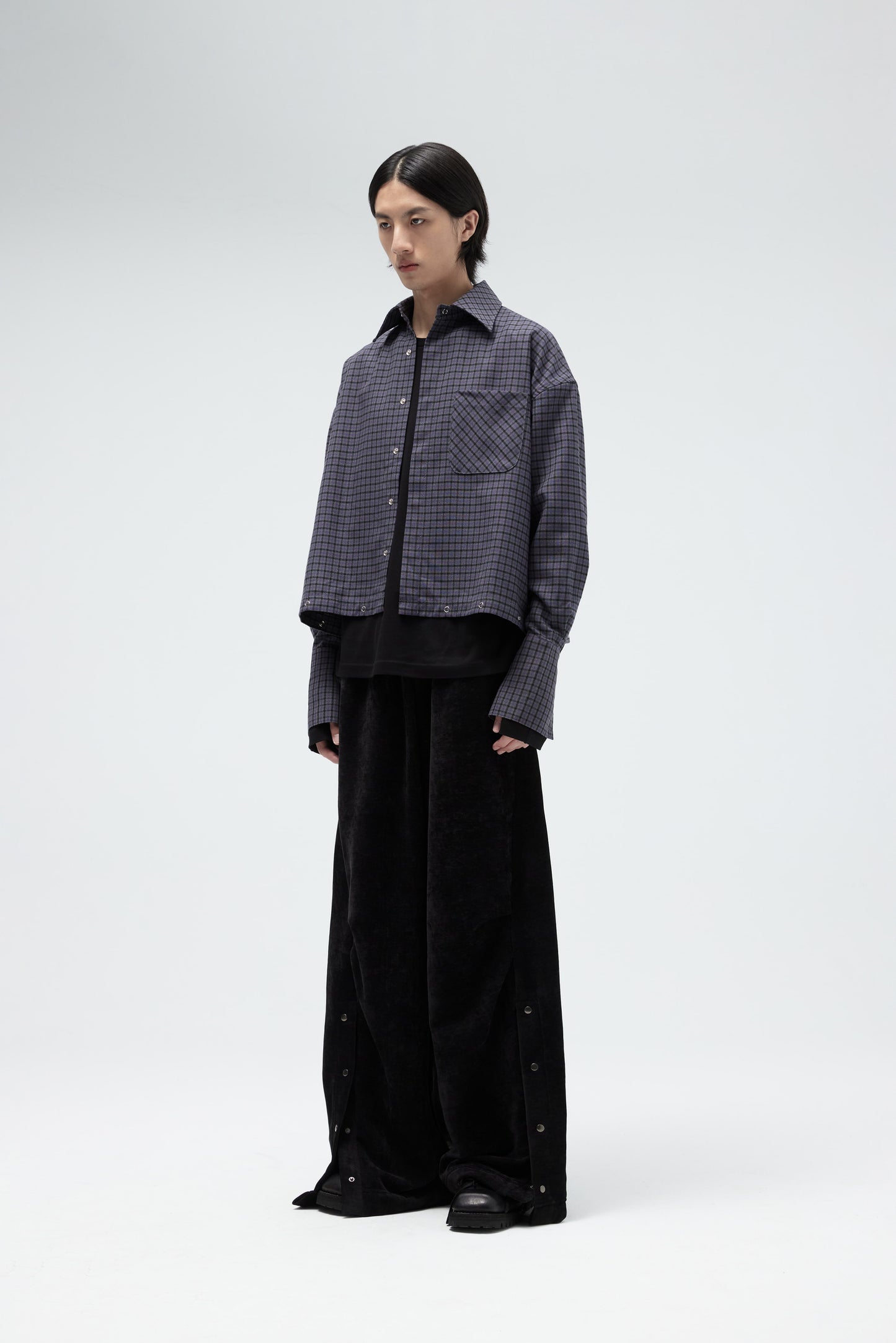 Dawn Shirt Jacket - Purple