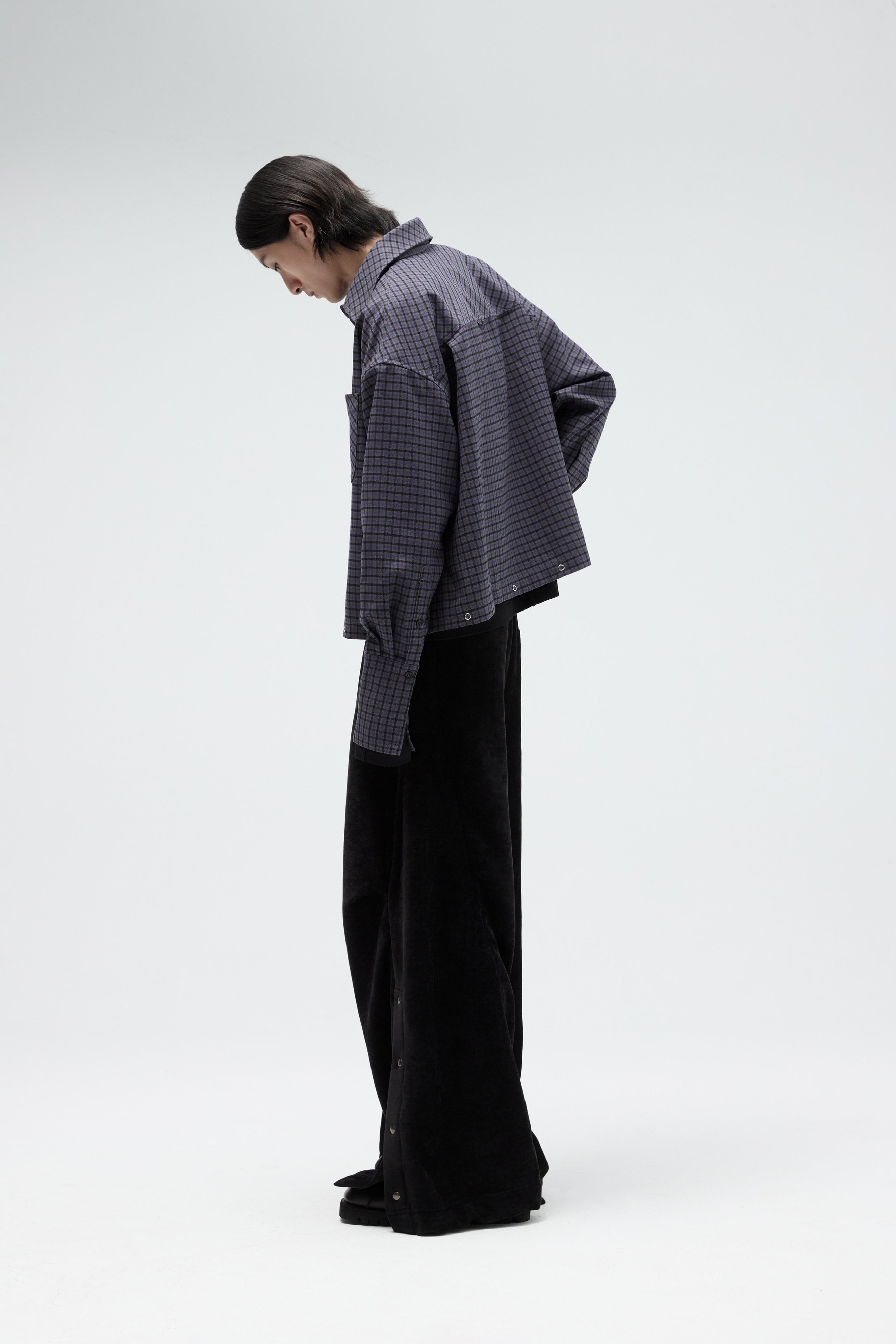 Dawn Shirt Jacket - Purple