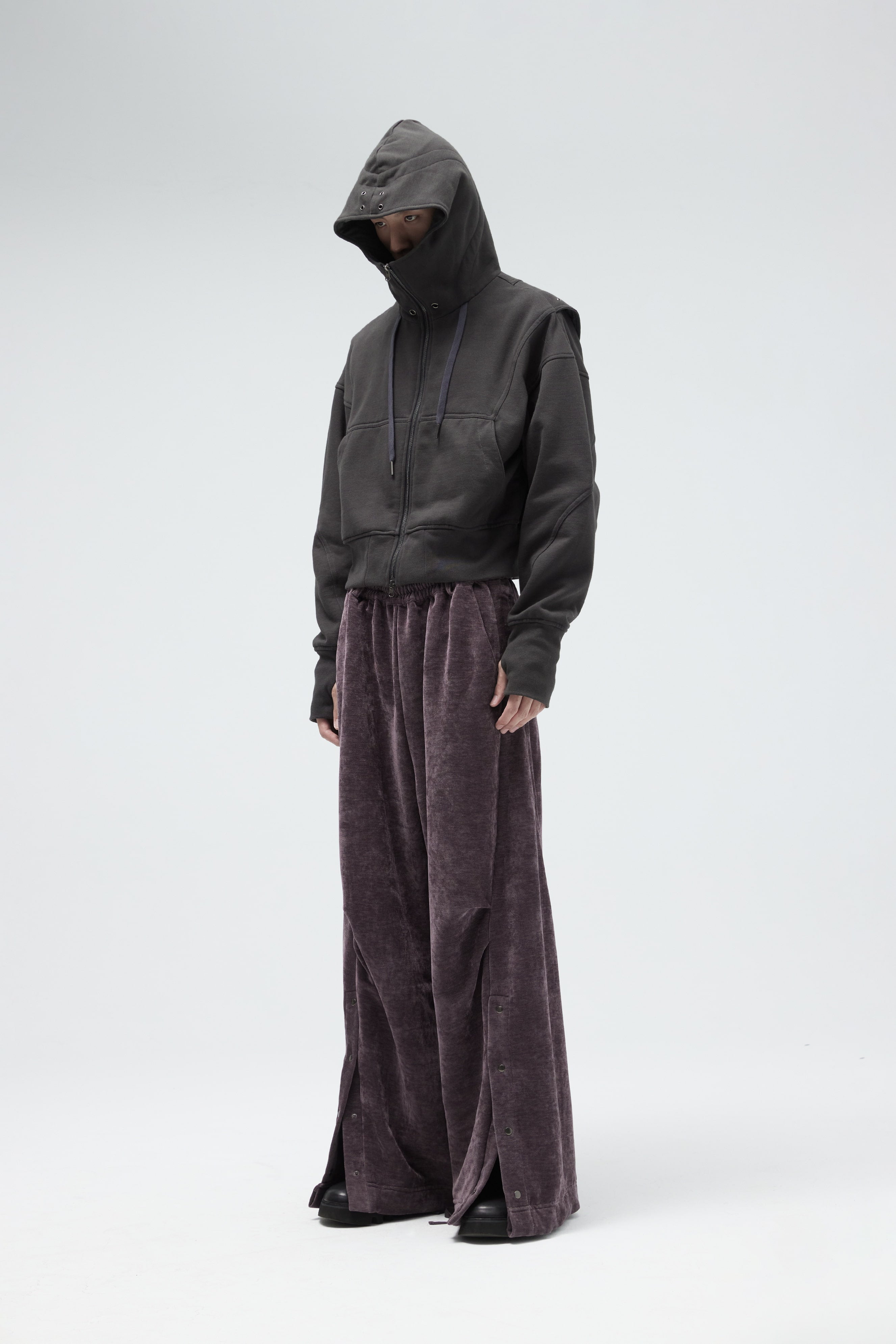 Wiz Zip Hoodie - Gray