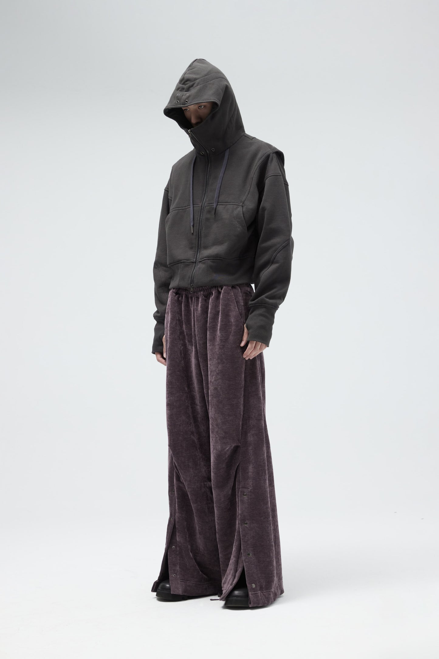 Wiz Zip Hoodie - Gray