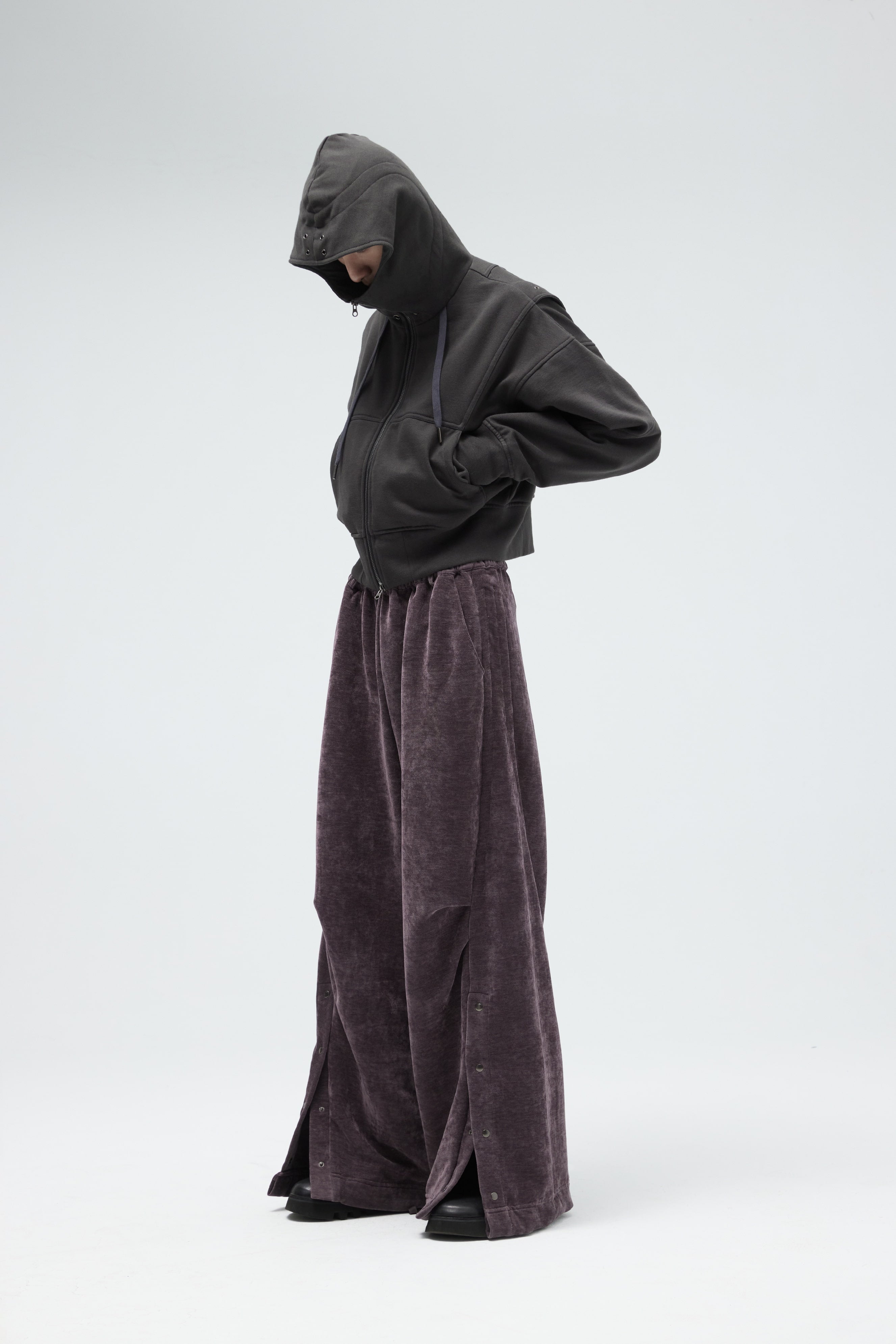 Wiz Zip Hoodie - Gray