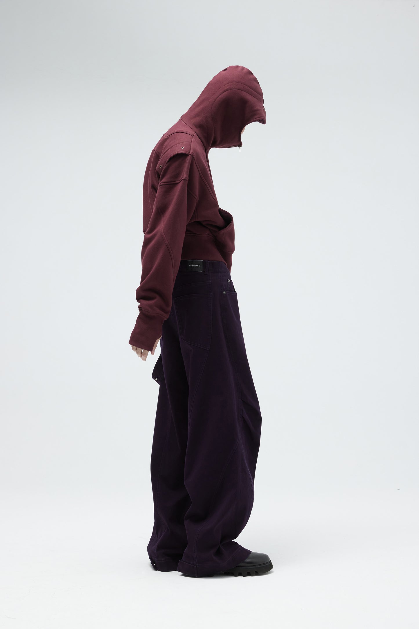 Wiz Zip Hoodie - Burgundy