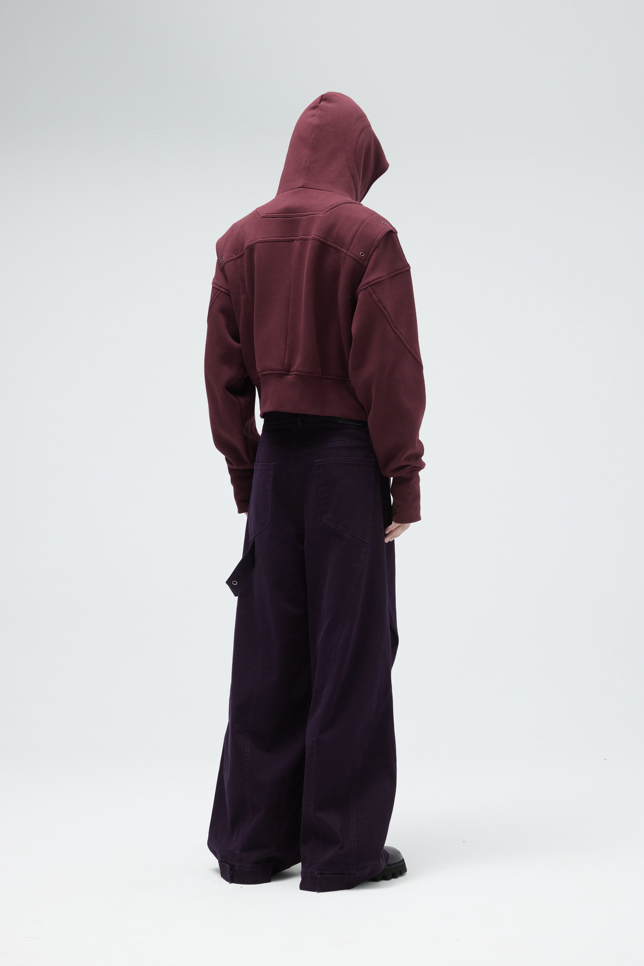 Wiz Zip Hoodie - Burgundy