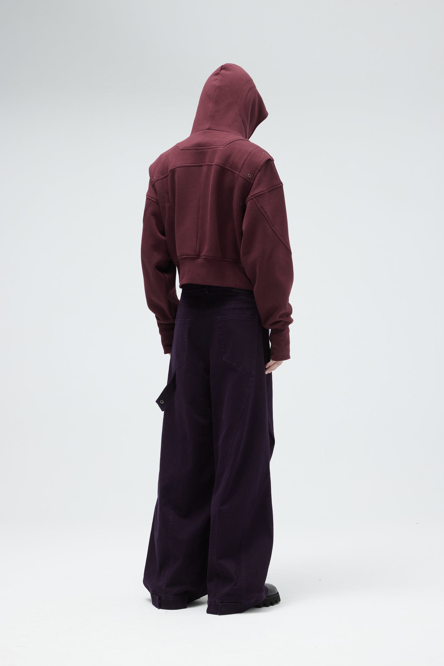 Wiz Zip Hoodie - Burgundy