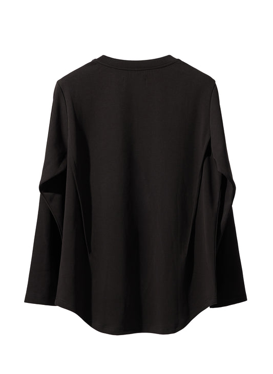 Astro Henley Sweatshirt - Black