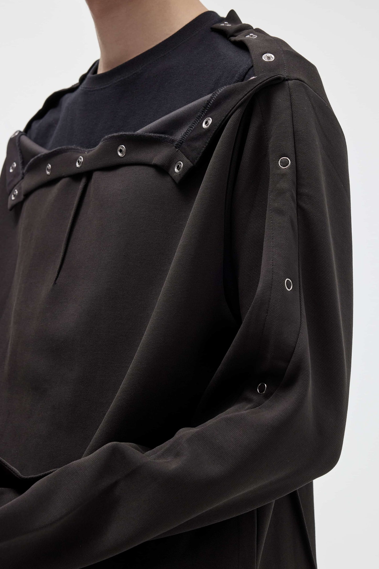 Astro Henley Sweatshirt - Black