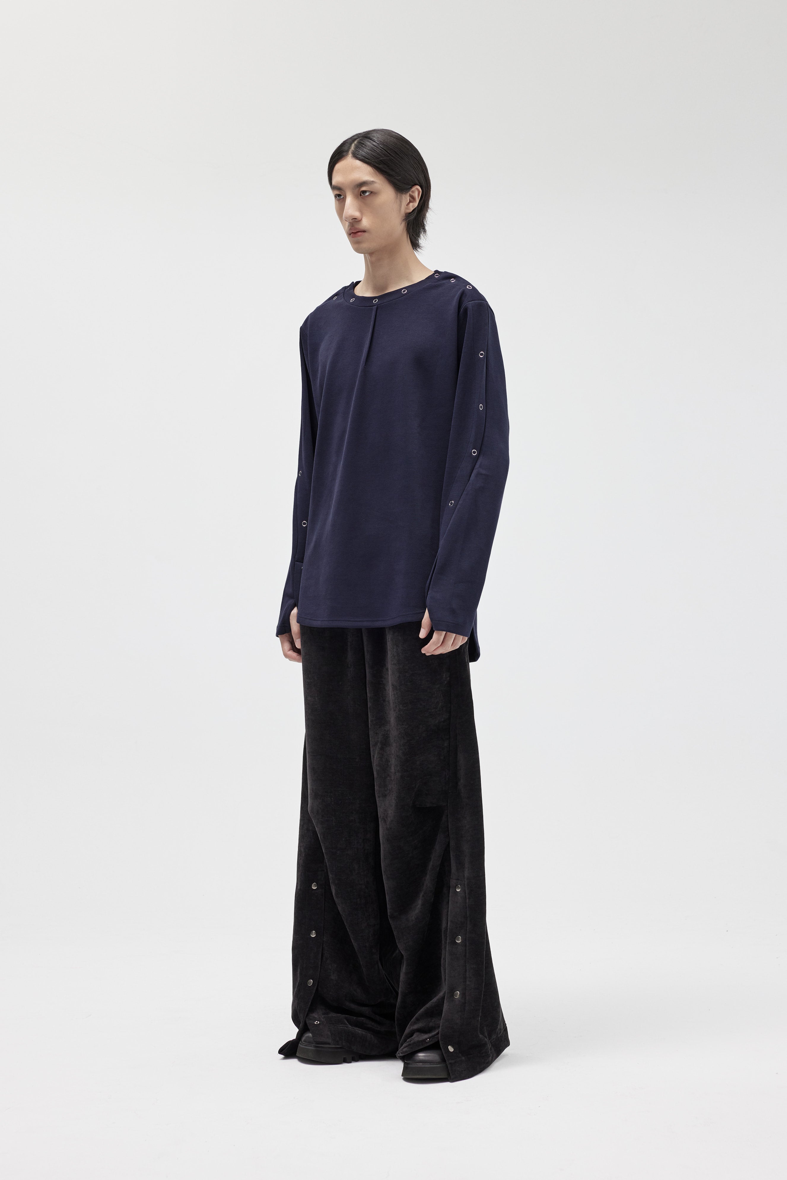 Astro Henley Sweatshirt - Blue