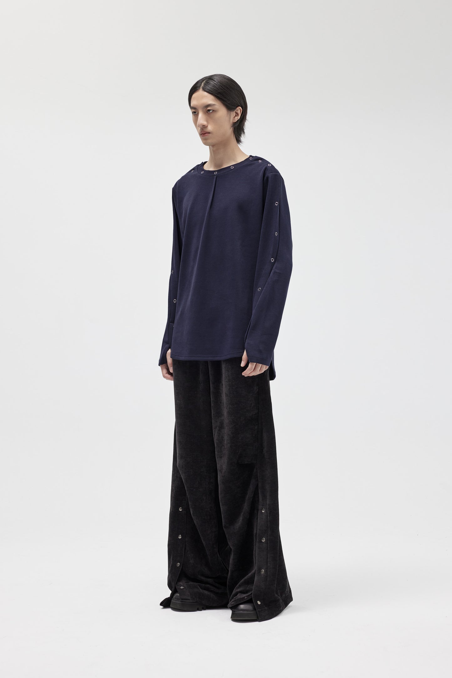 Astro Henley Sweatshirt - Blue