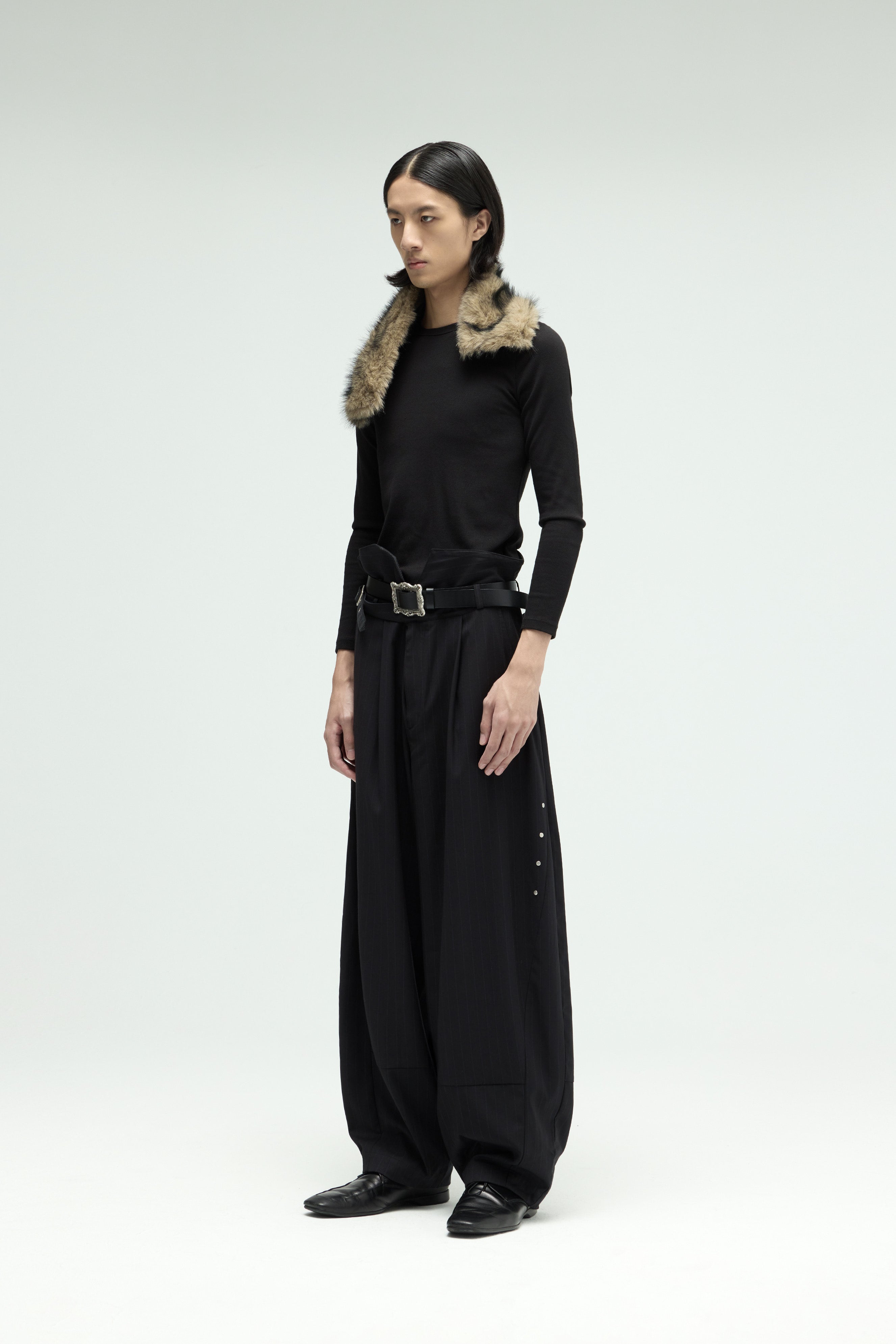Groundline Wide Pants - Black
