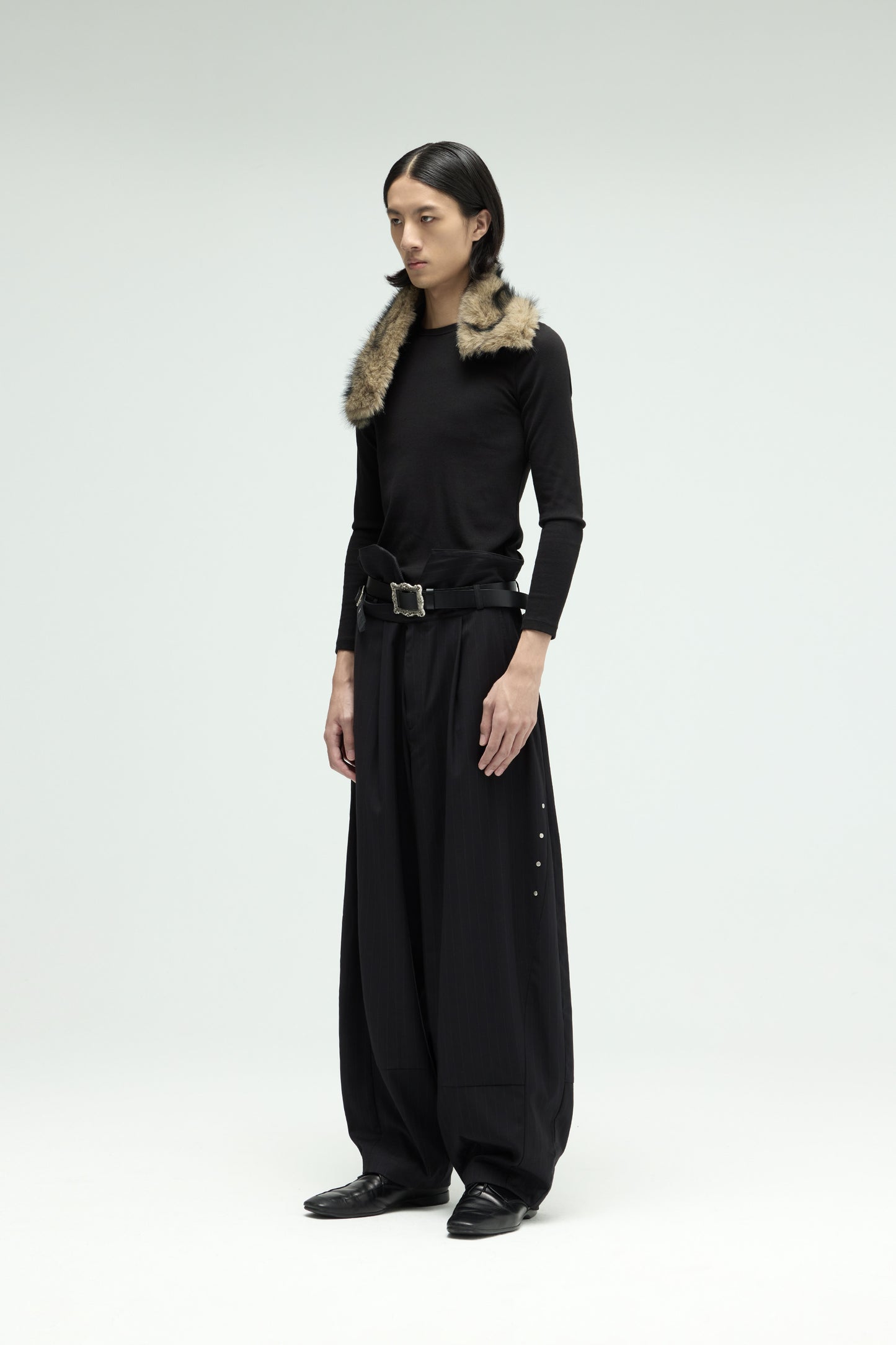 Groundline Wide Pants - Black