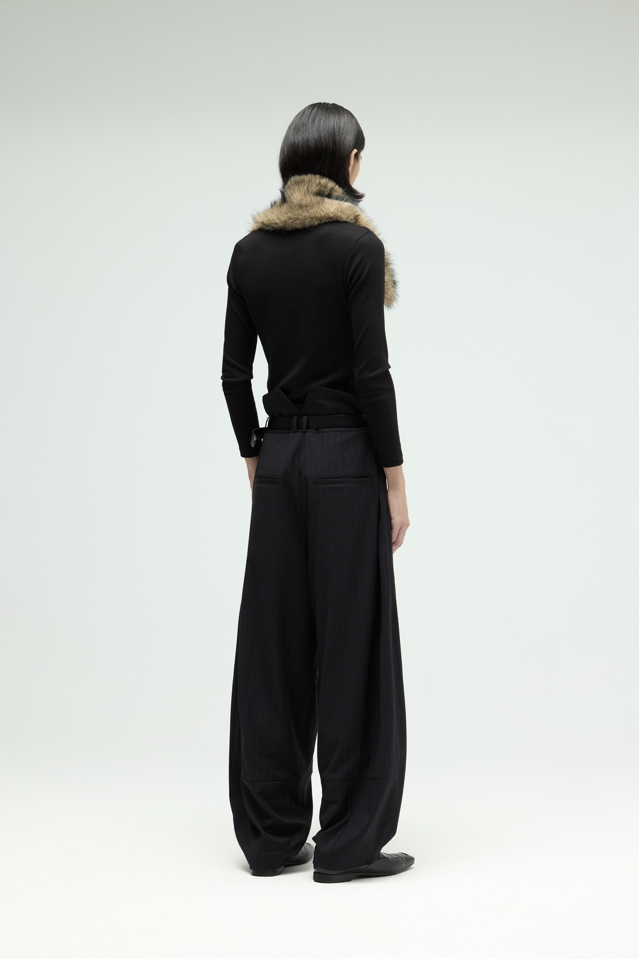 Groundline Wide Pants - Black