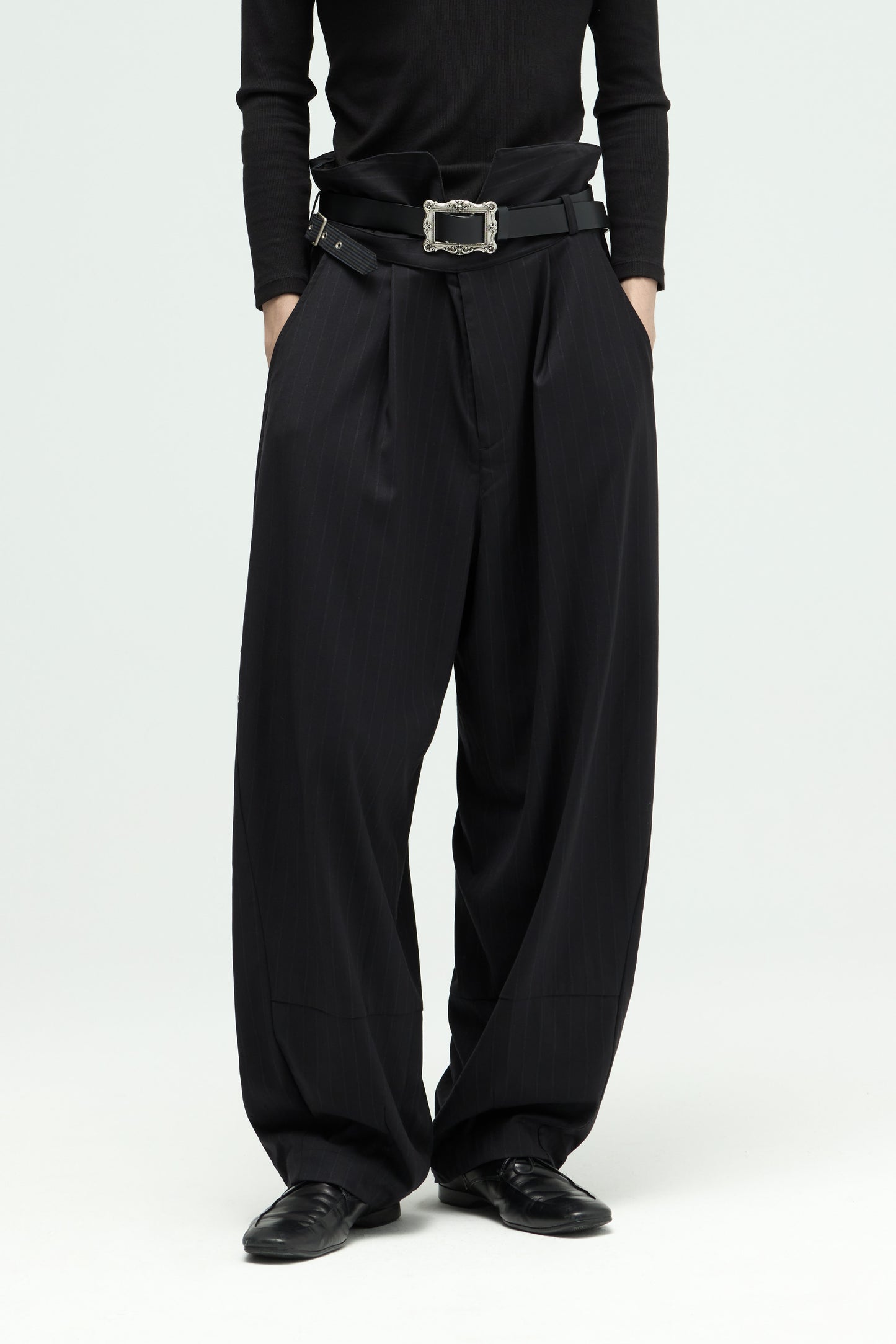 Groundline Wide Pants - Black
