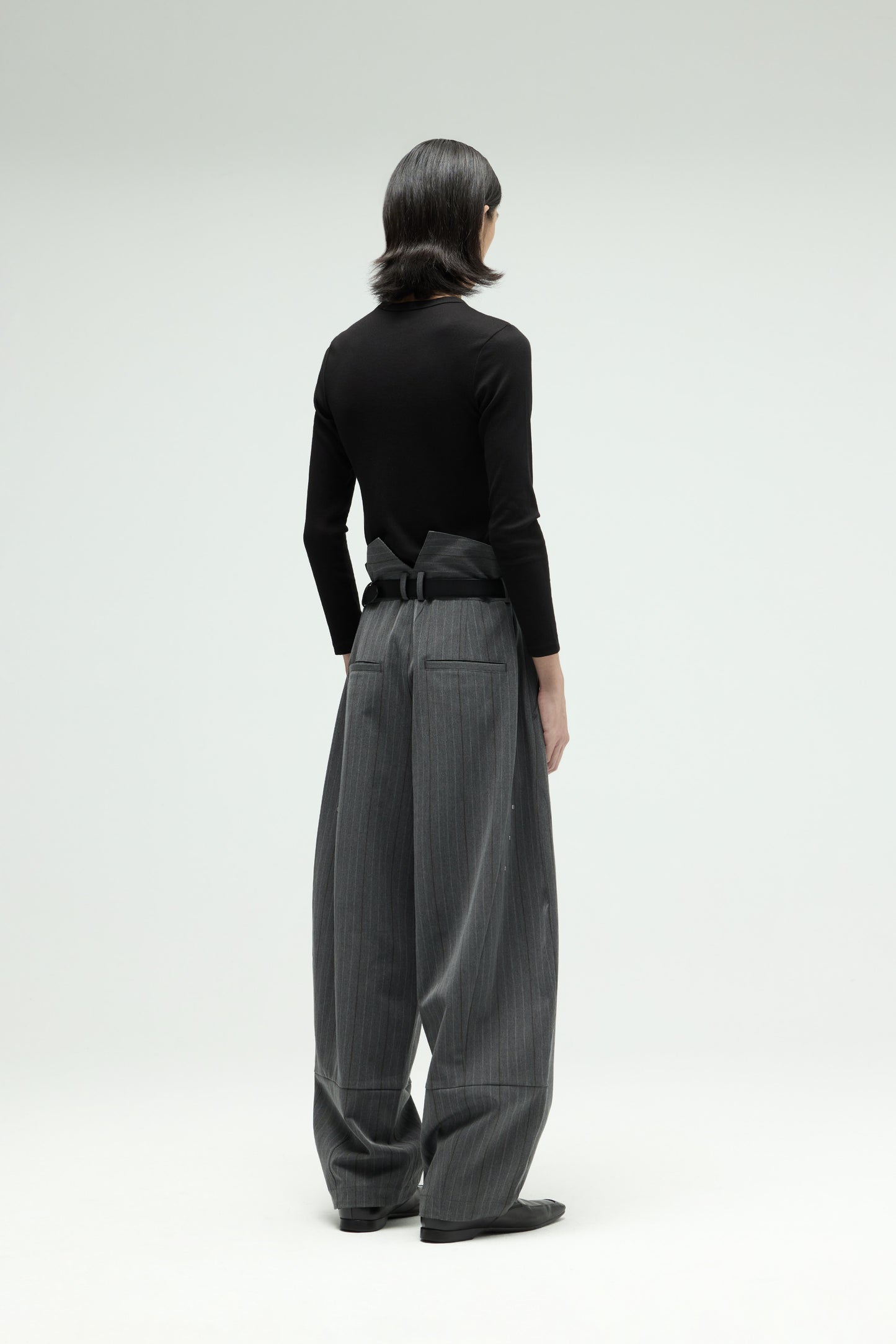 Groundline Wide Pants - Gray