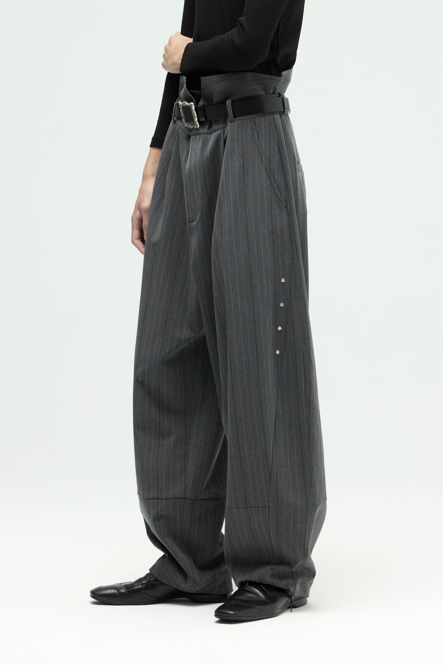 Groundline Wide Pants - Gray