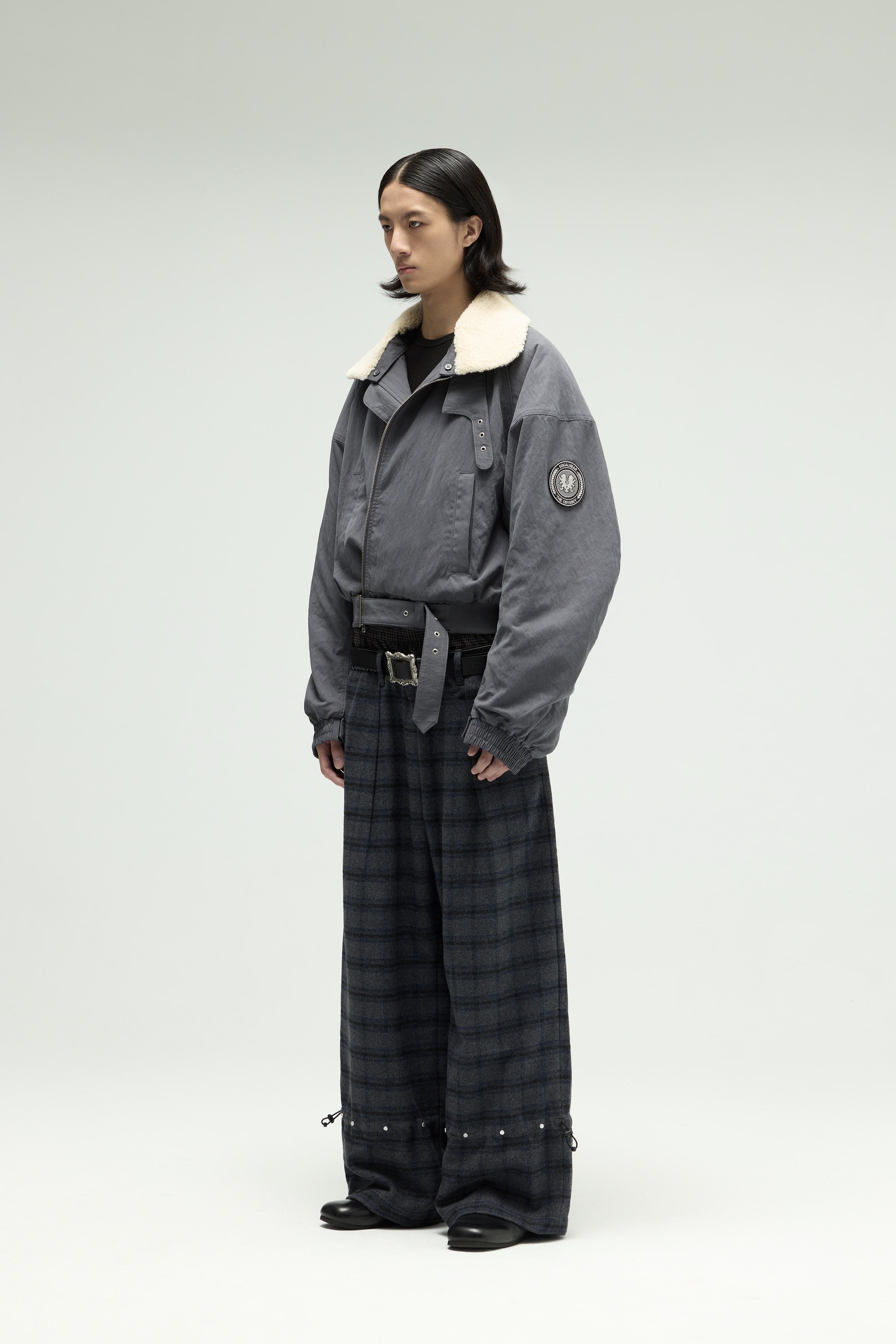 Heartcore Bomber Jacket - Gray