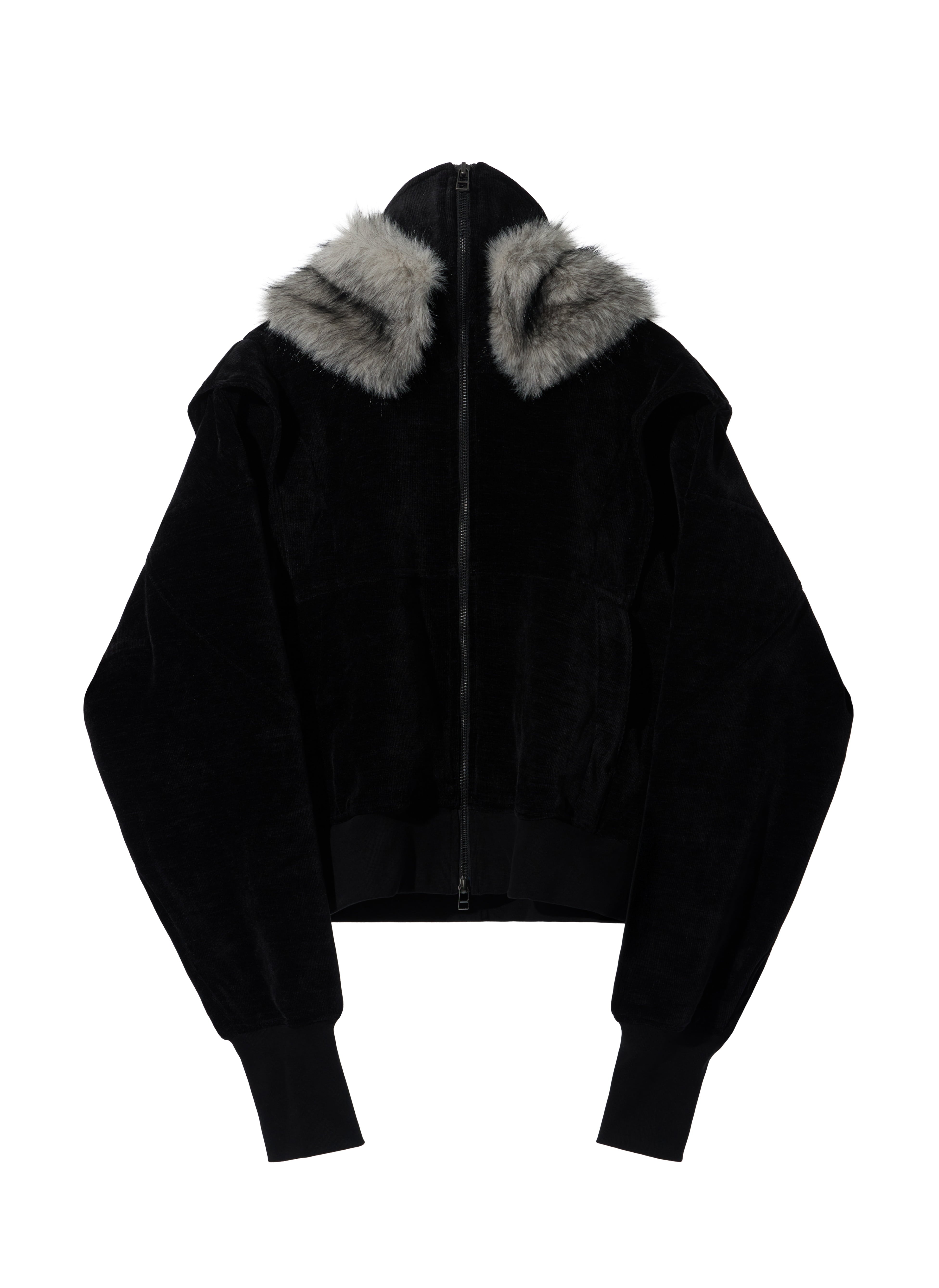 Phantom Zip Hoodie - Black