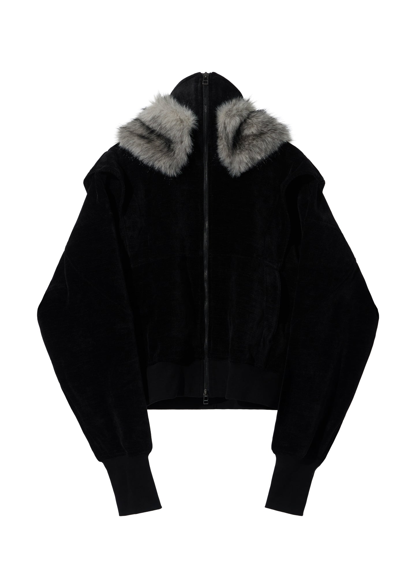 Phantom Zip Hoodie - Black