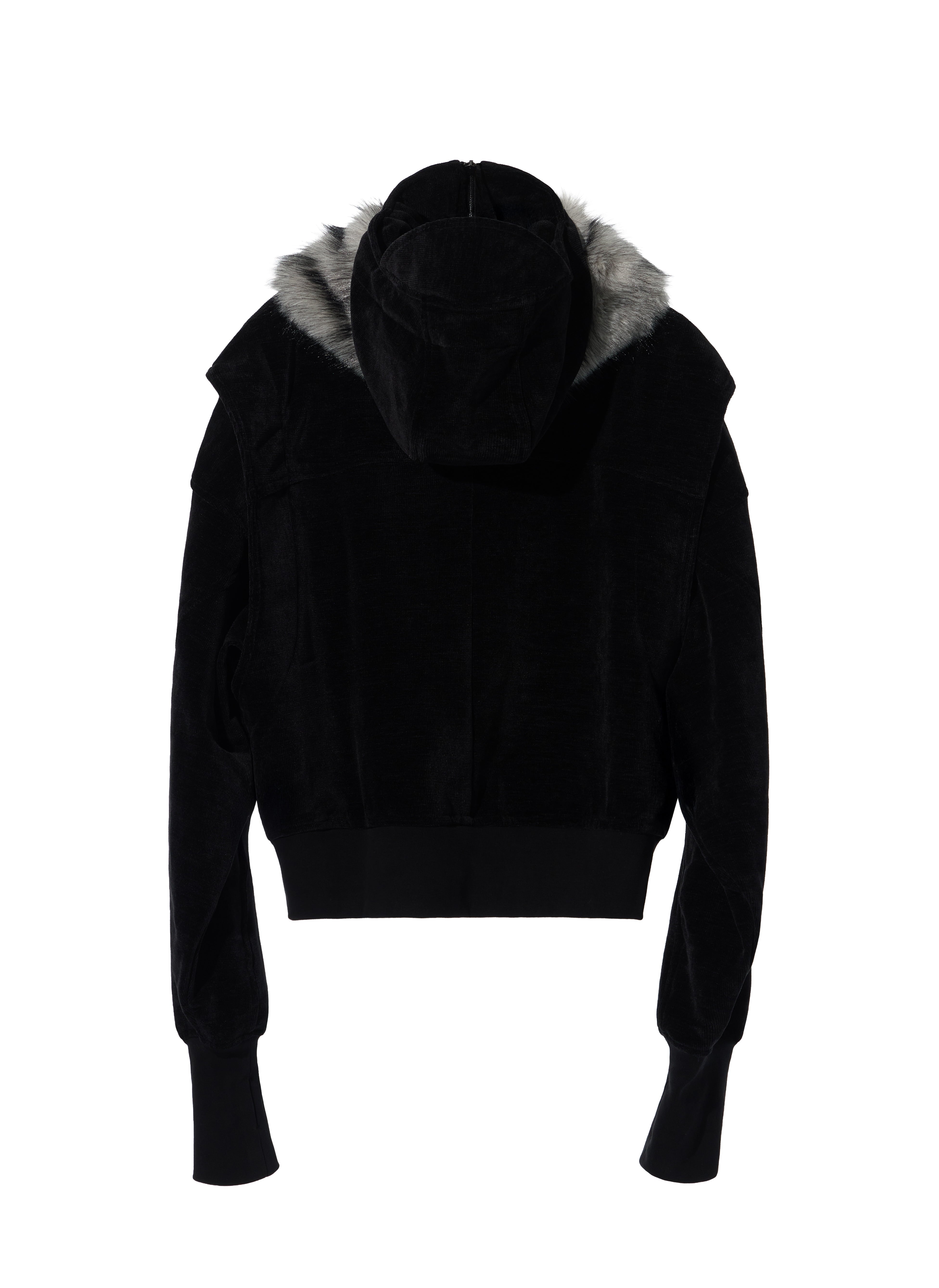Phantom Zip Hoodie - Black