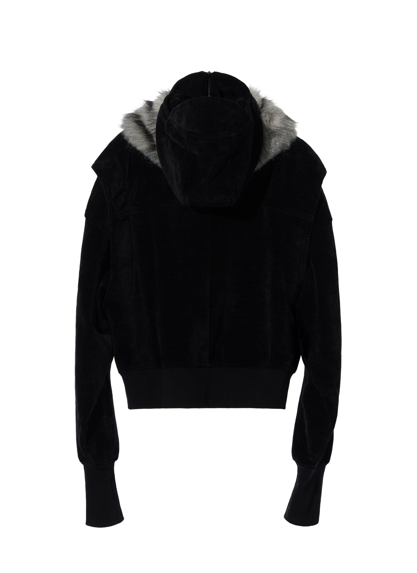 Phantom Zip Hoodie - Black