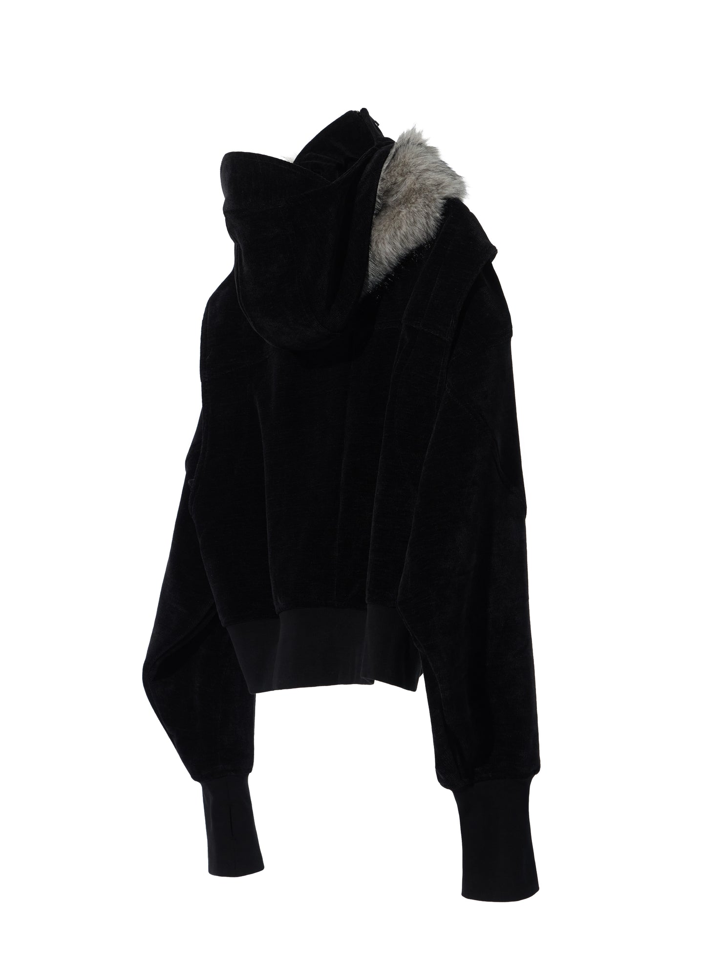 Phantom Zip Hoodie - Black