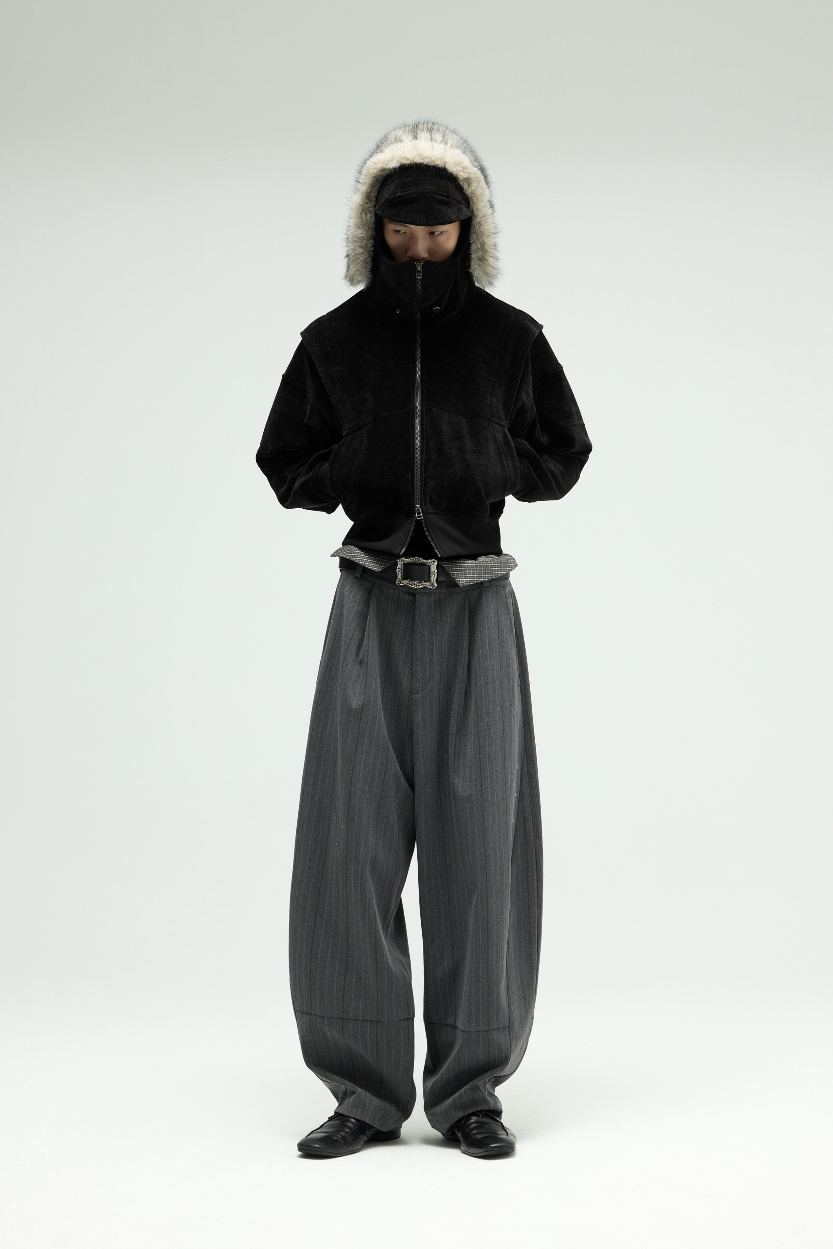 Phantom Zip Hoodie - Black