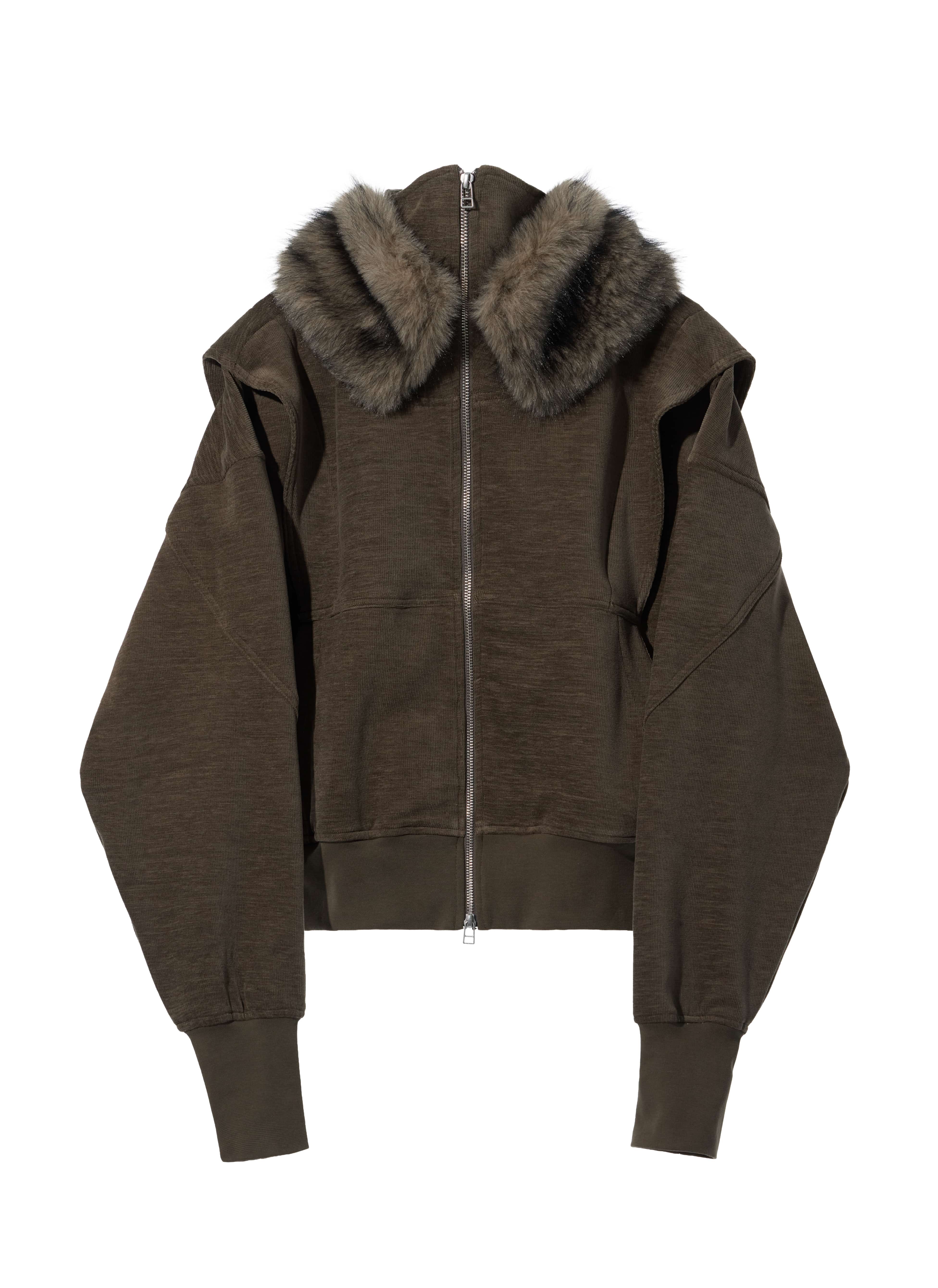 Phantom Zip Hoodie - Olive