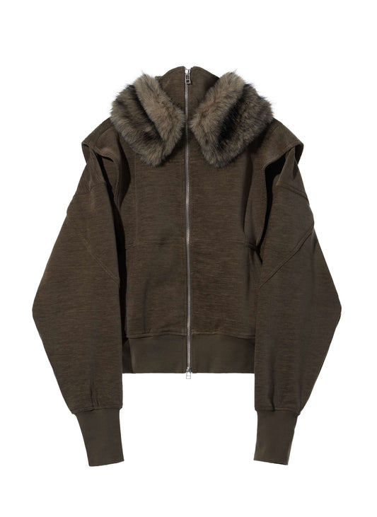 Phantom Zip Hoodie - Olive