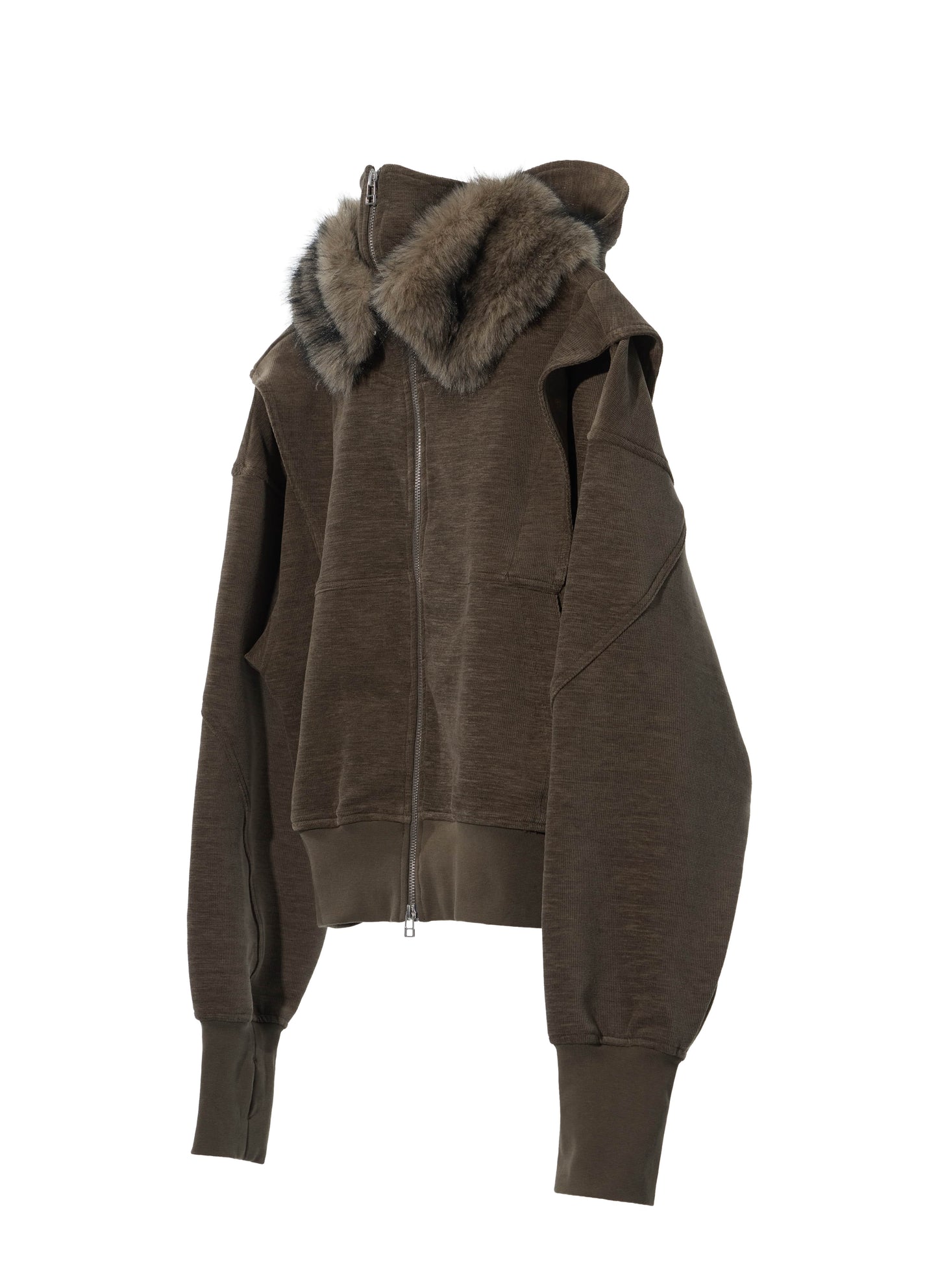Phantom Zip Hoodie - Olive