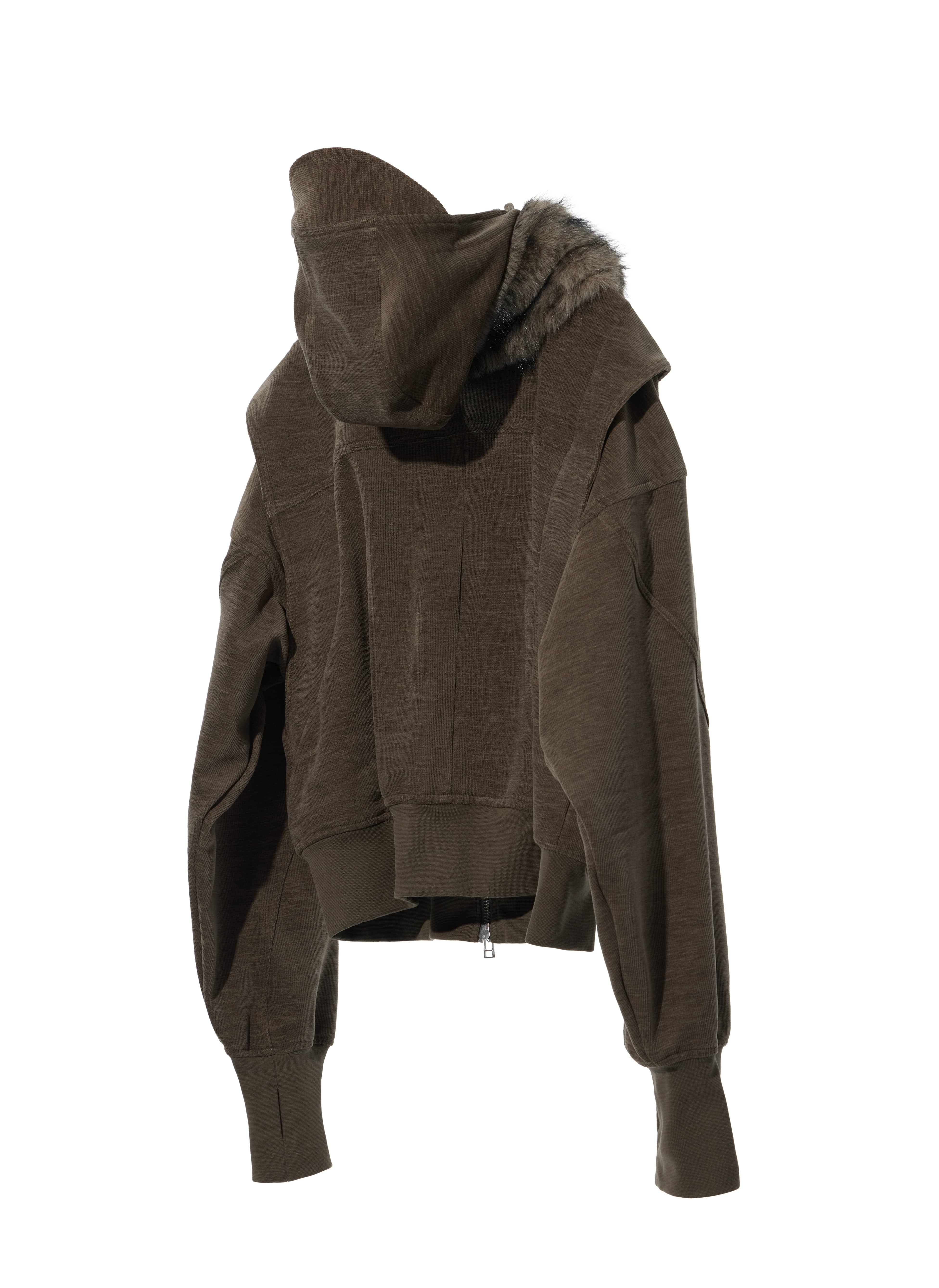 Phantom Zip Hoodie - Olive
