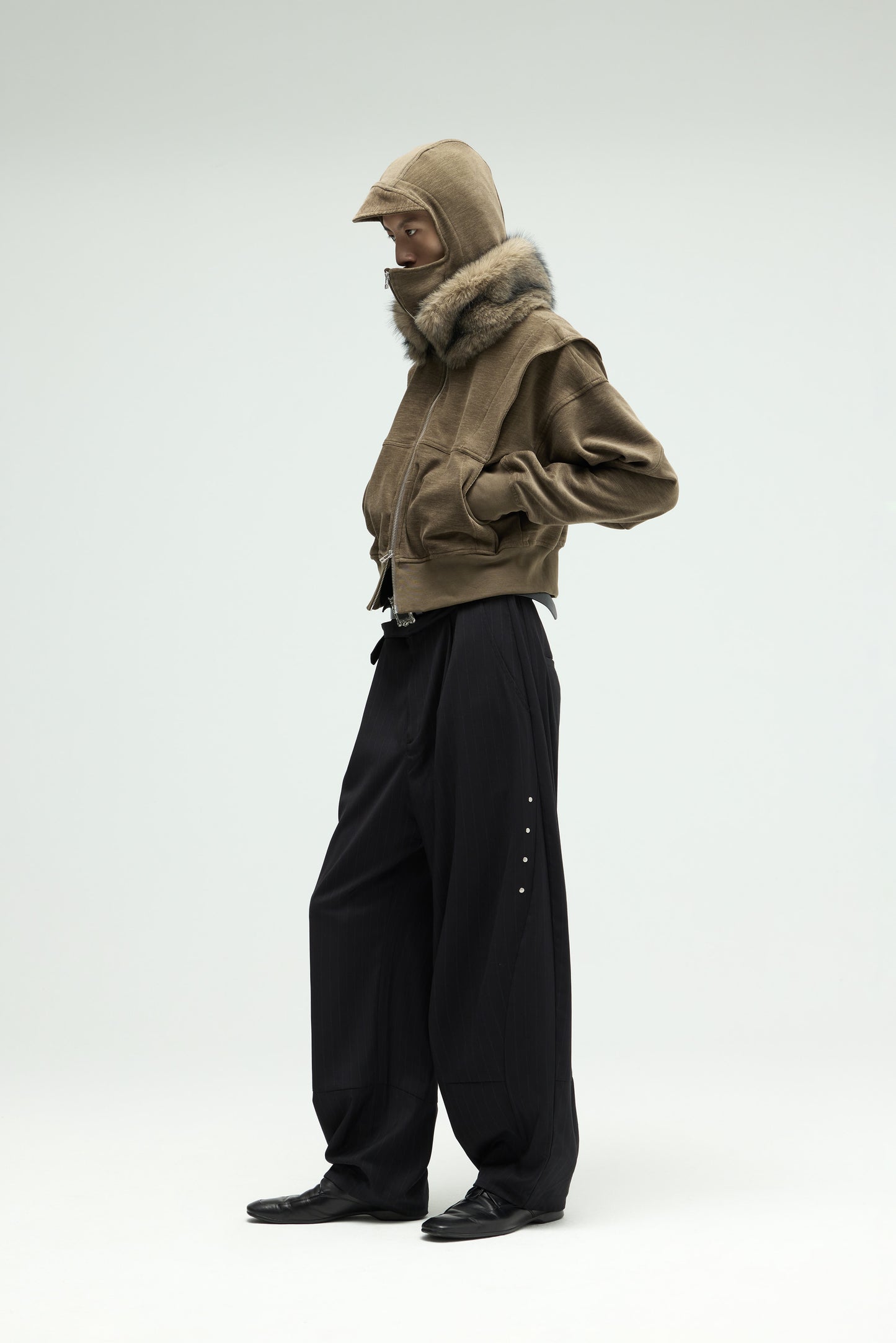 Phantom Zip Hoodie - Olive