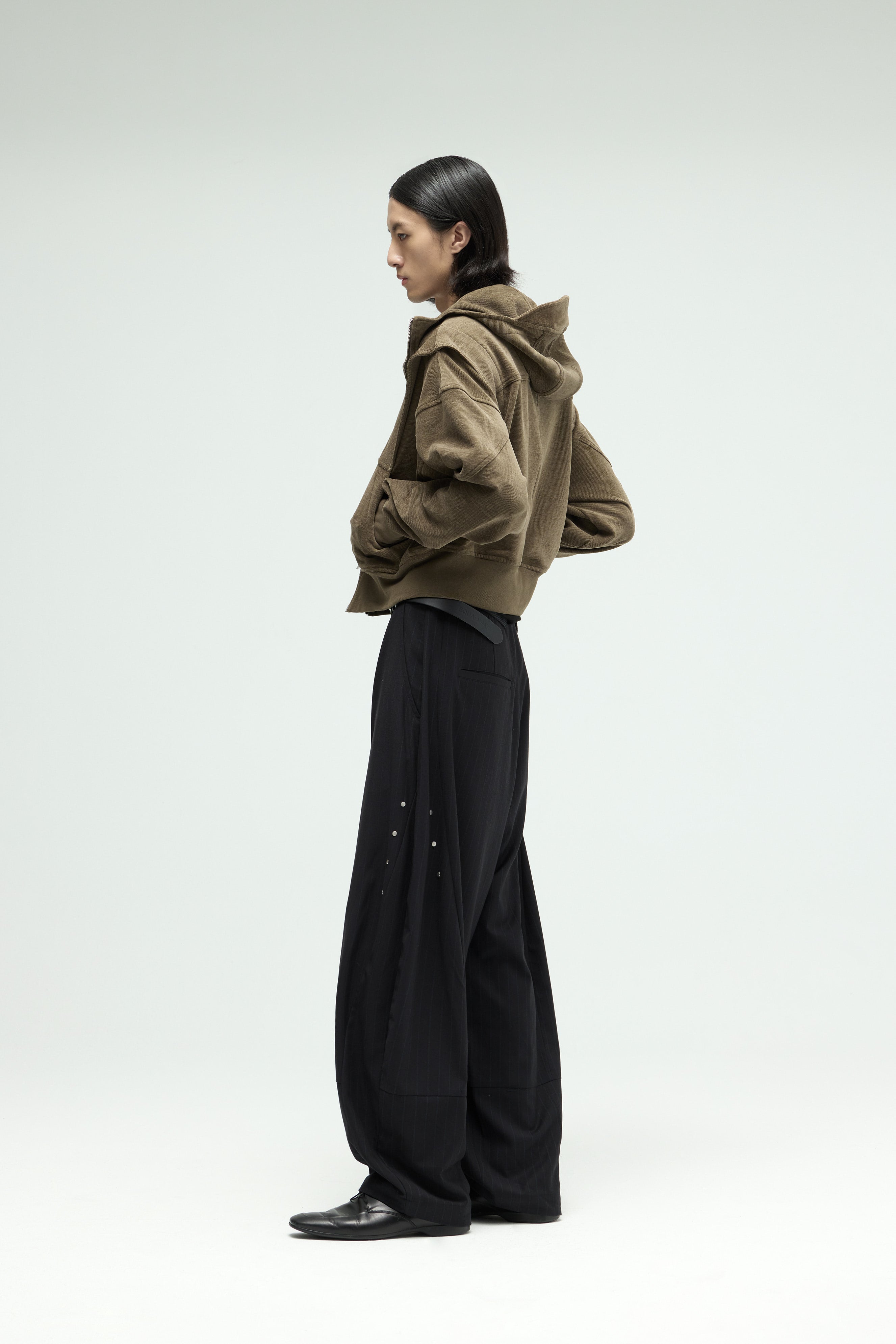 Phantom Zip Hoodie - Olive