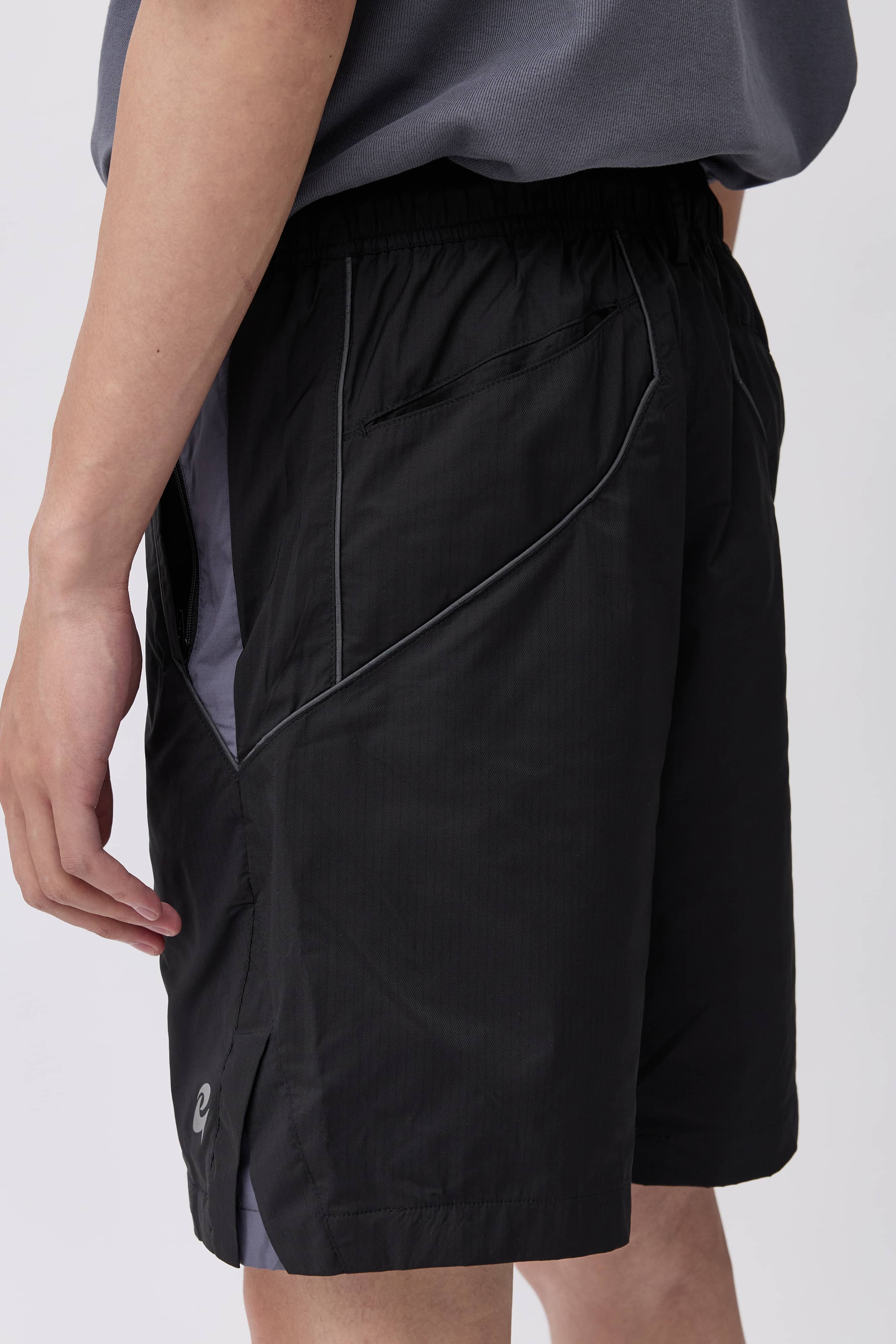 C&G Logo Sport Shorts - Black
