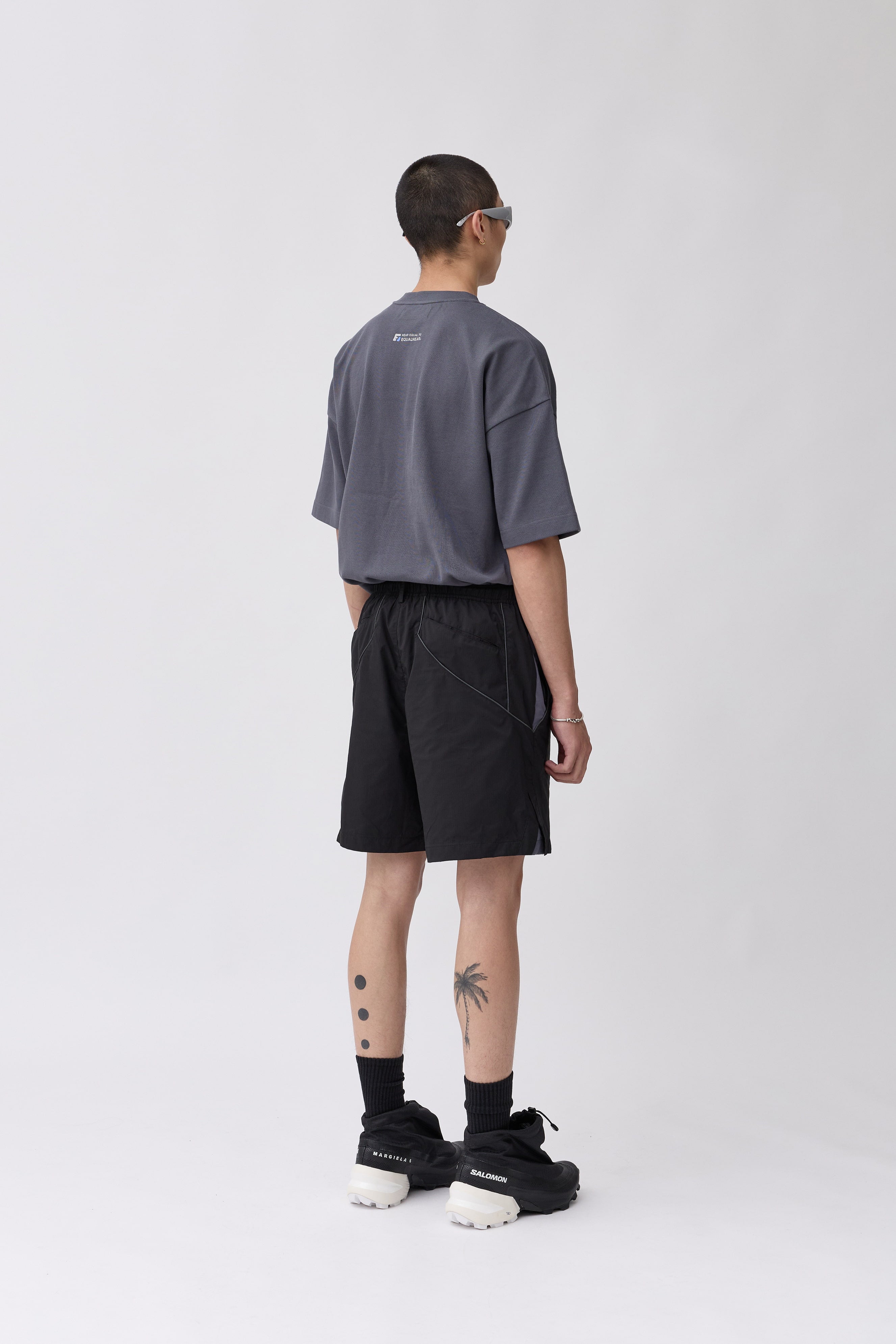 C&G Logo Sport Shorts - Black