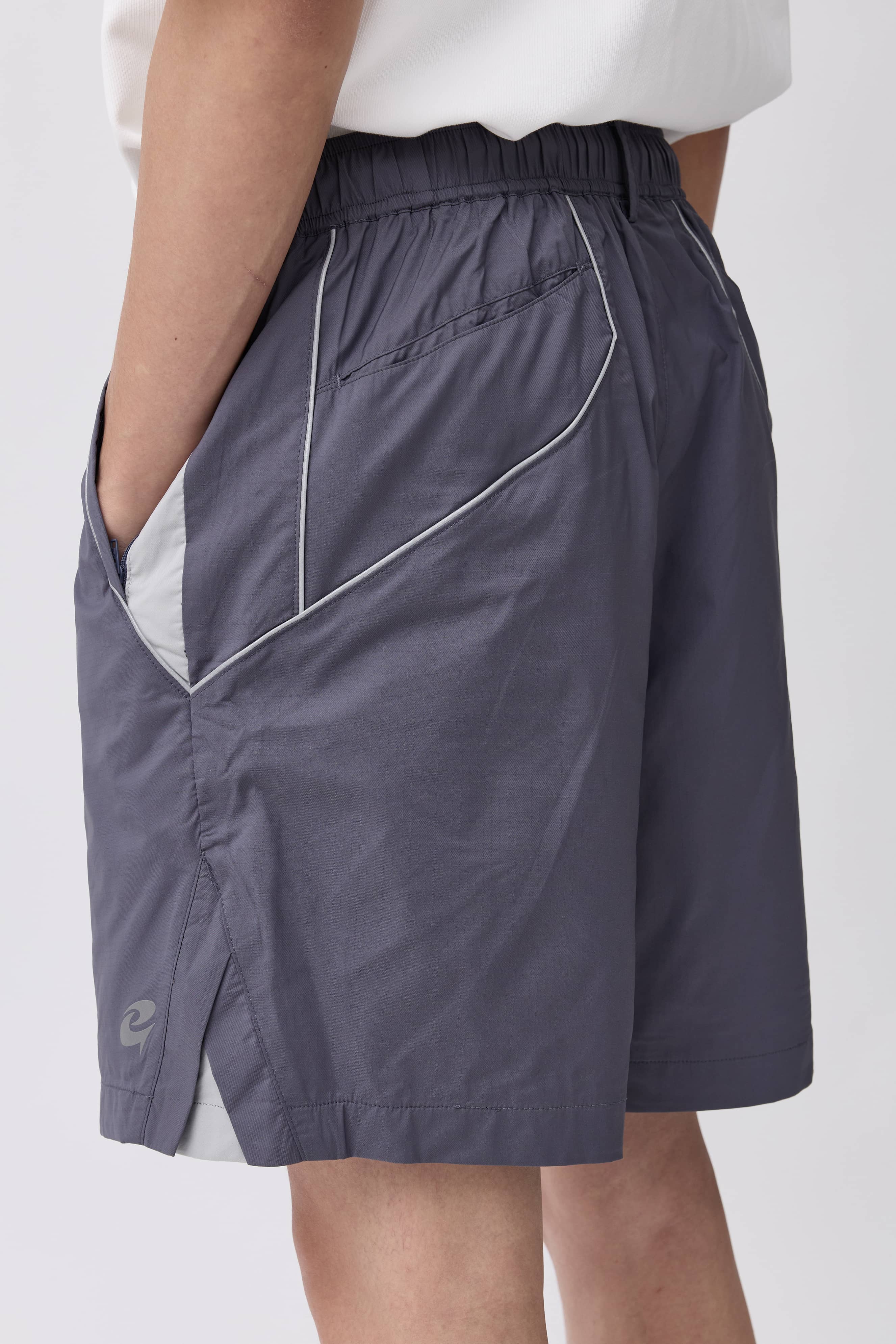 C&G Logo Sport Shorts - Gray