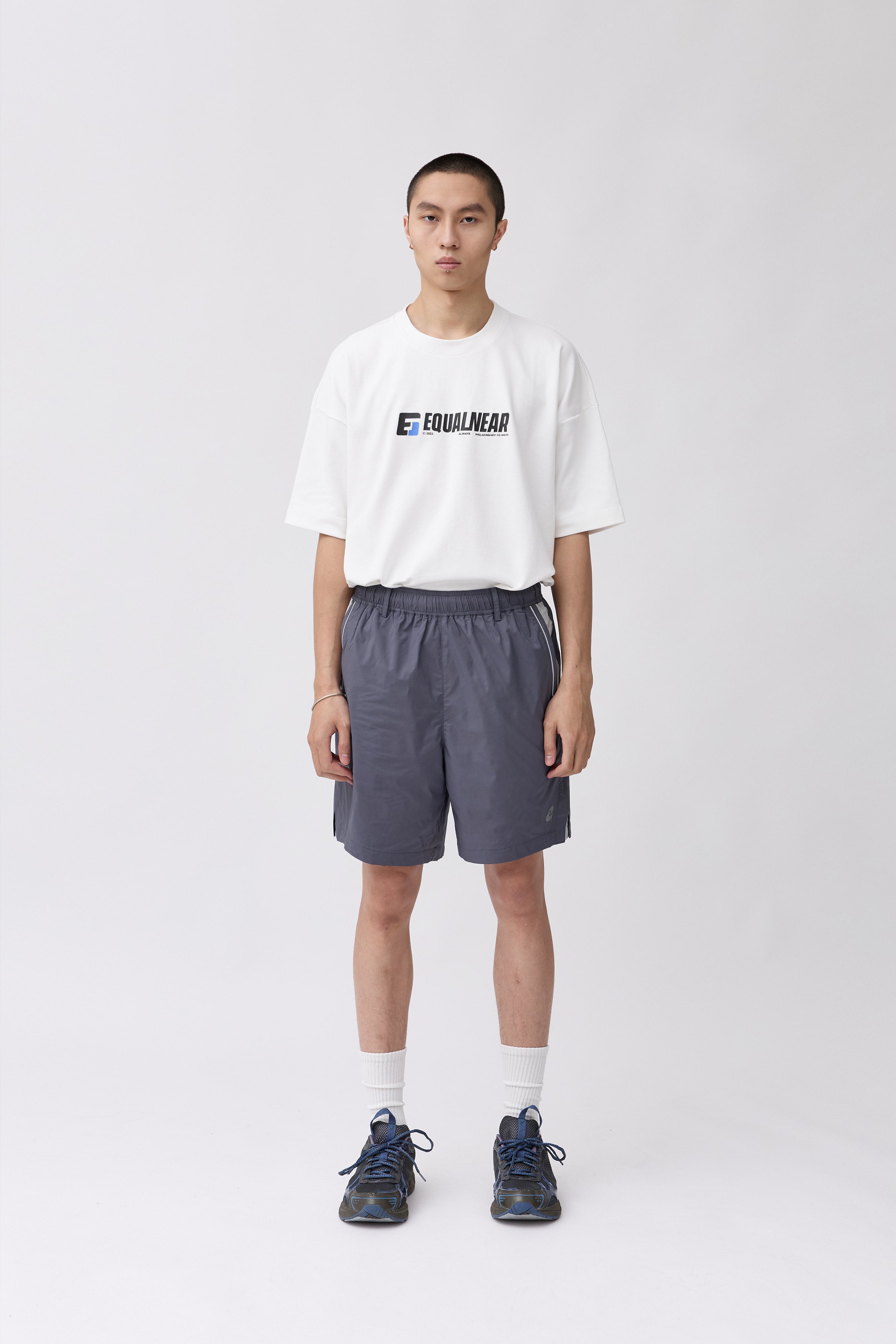 C&G Logo Sport Shorts - Gray