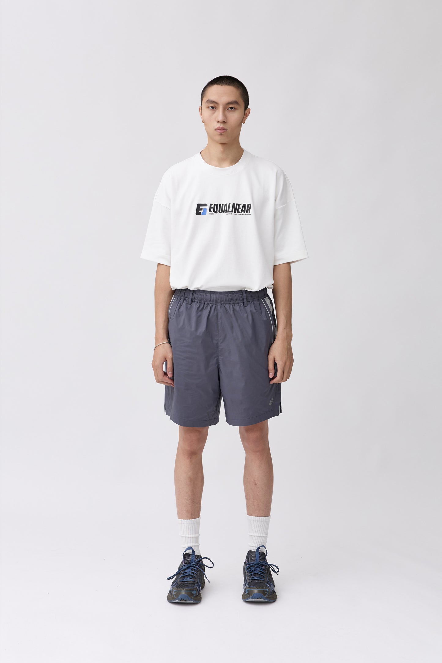 C&G Logo Sport Shorts - Gray