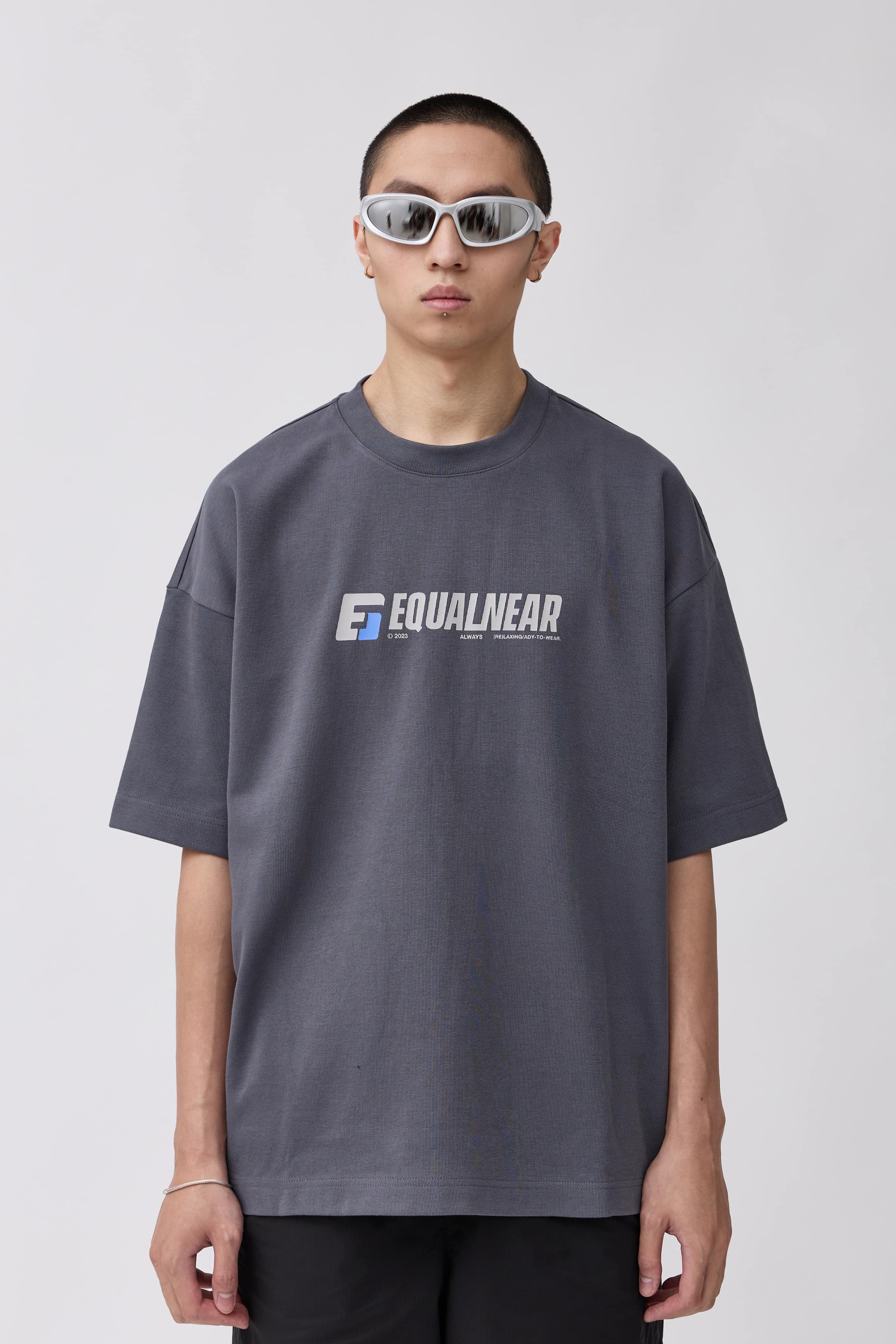 Speed Font Logo Tee - Gray