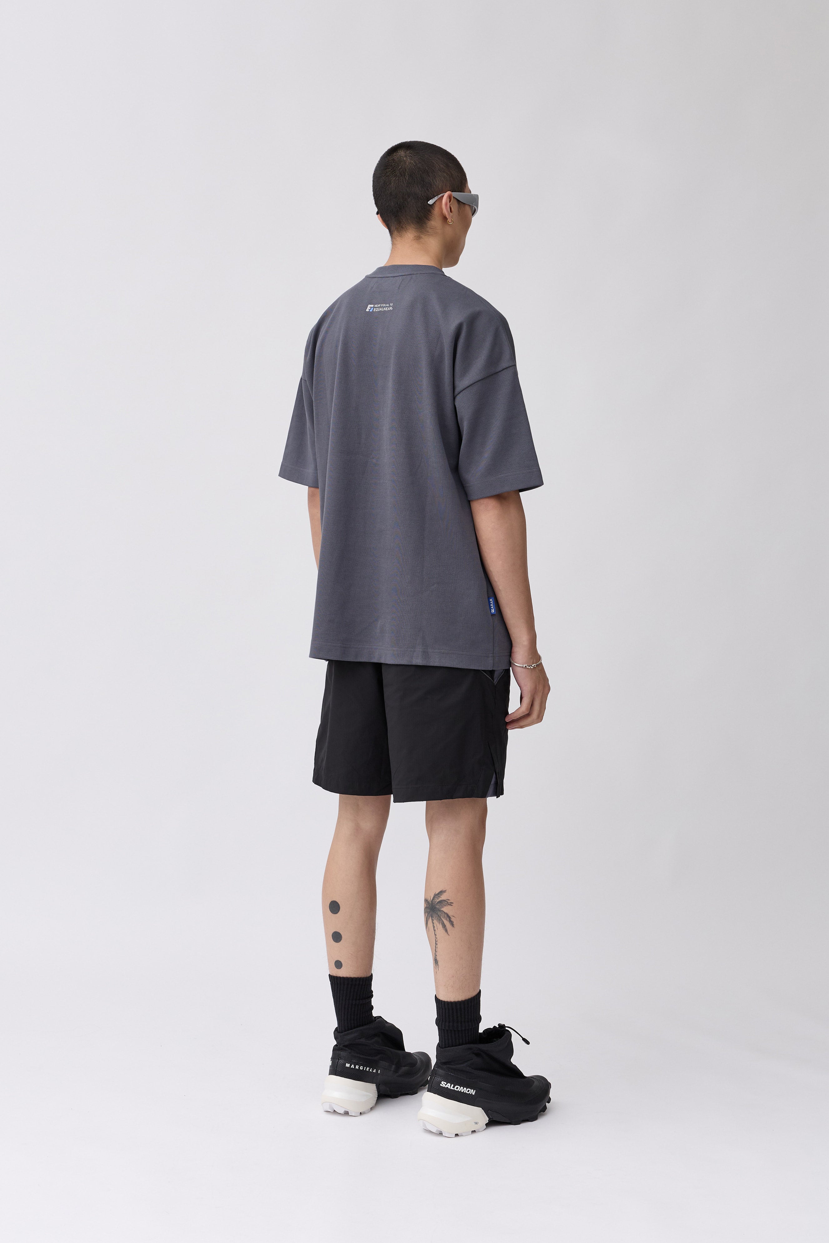 Speed Font Logo Tee - Gray