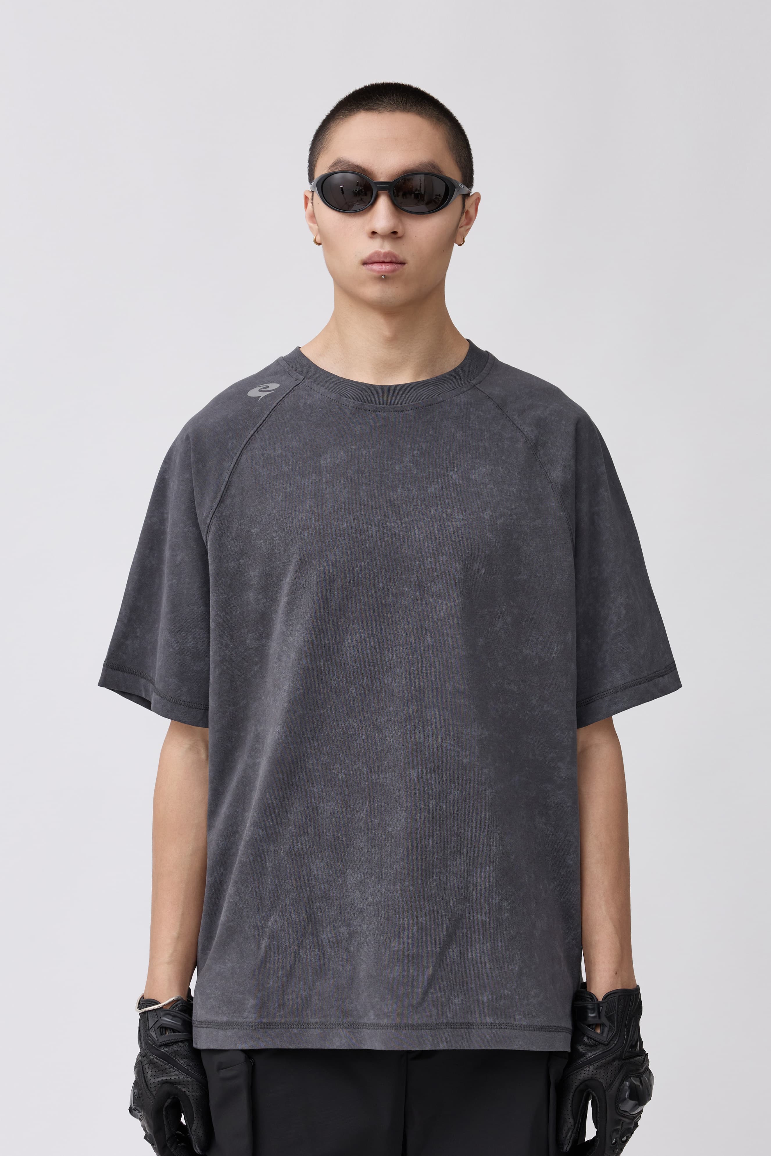 C&G Raglan Tee - Dark Gray