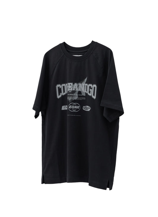 C&G Graphic Raglan Tee - Black