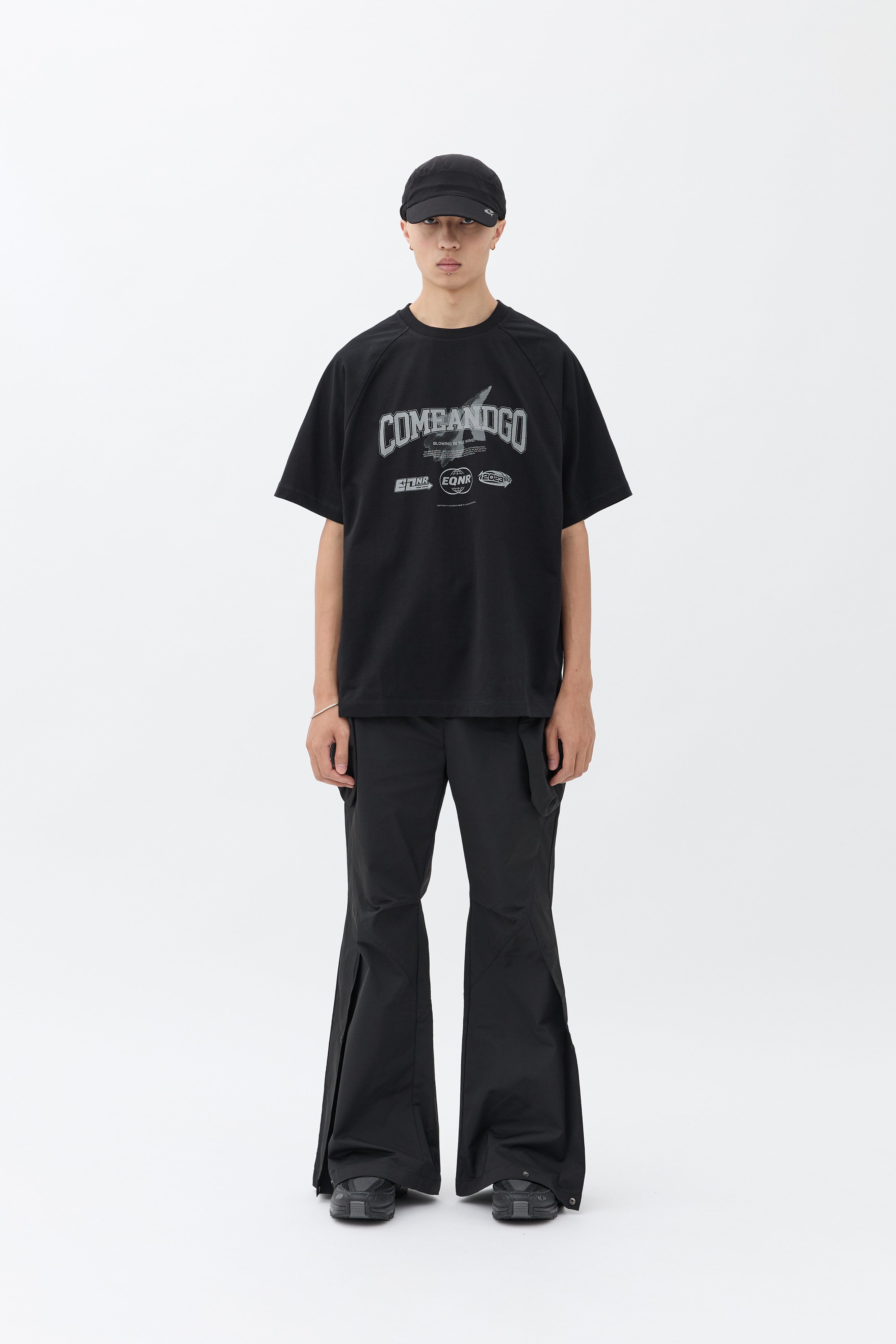 C&G Graphic Raglan Tee - Black