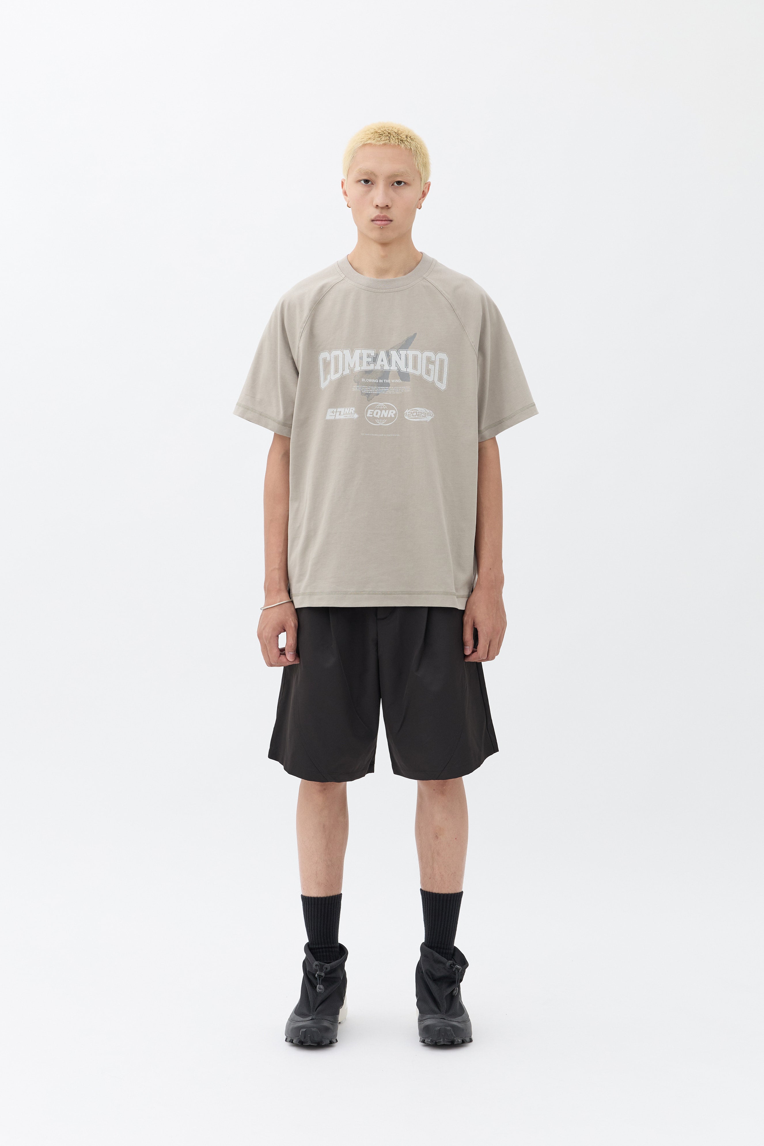 C&G Graphic Raglan Tee - Sand