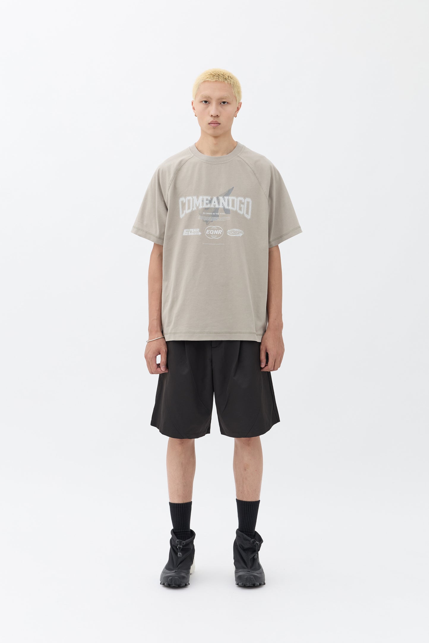 C&G Graphic Raglan Tee - Sand