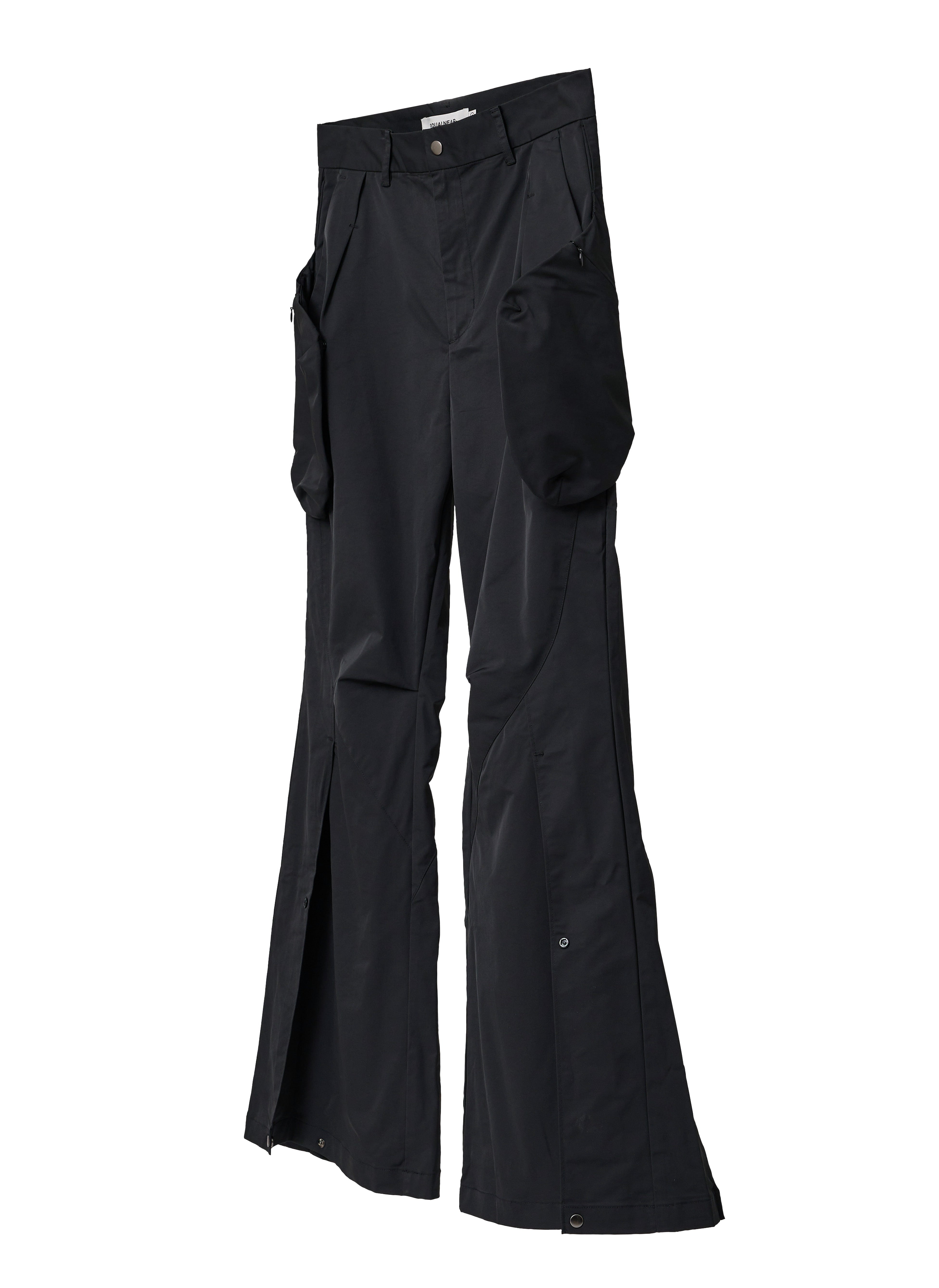 Aero-Flared Cargo Pants - Black